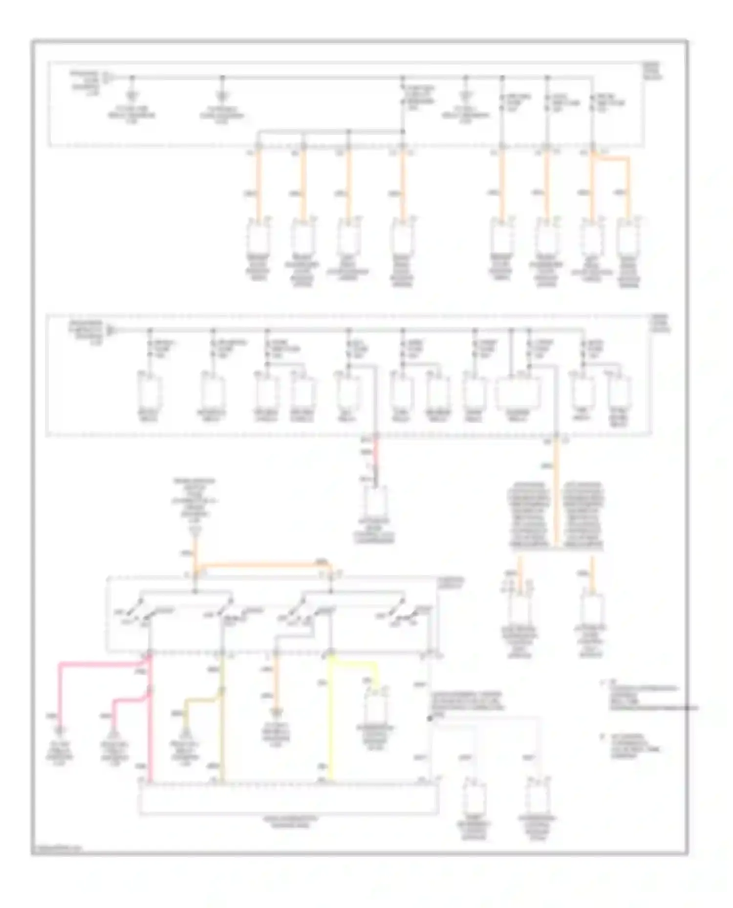 Seville Cadillac V (1998-2004): Power distribution circuit (4 of 6)
