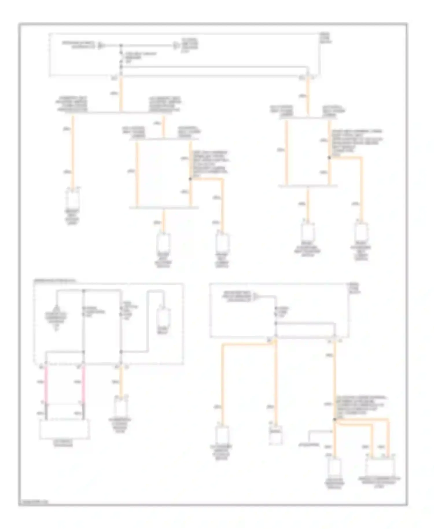 Seville Cadillac V (1998-2004): Power distribution circuit (6 of 6)