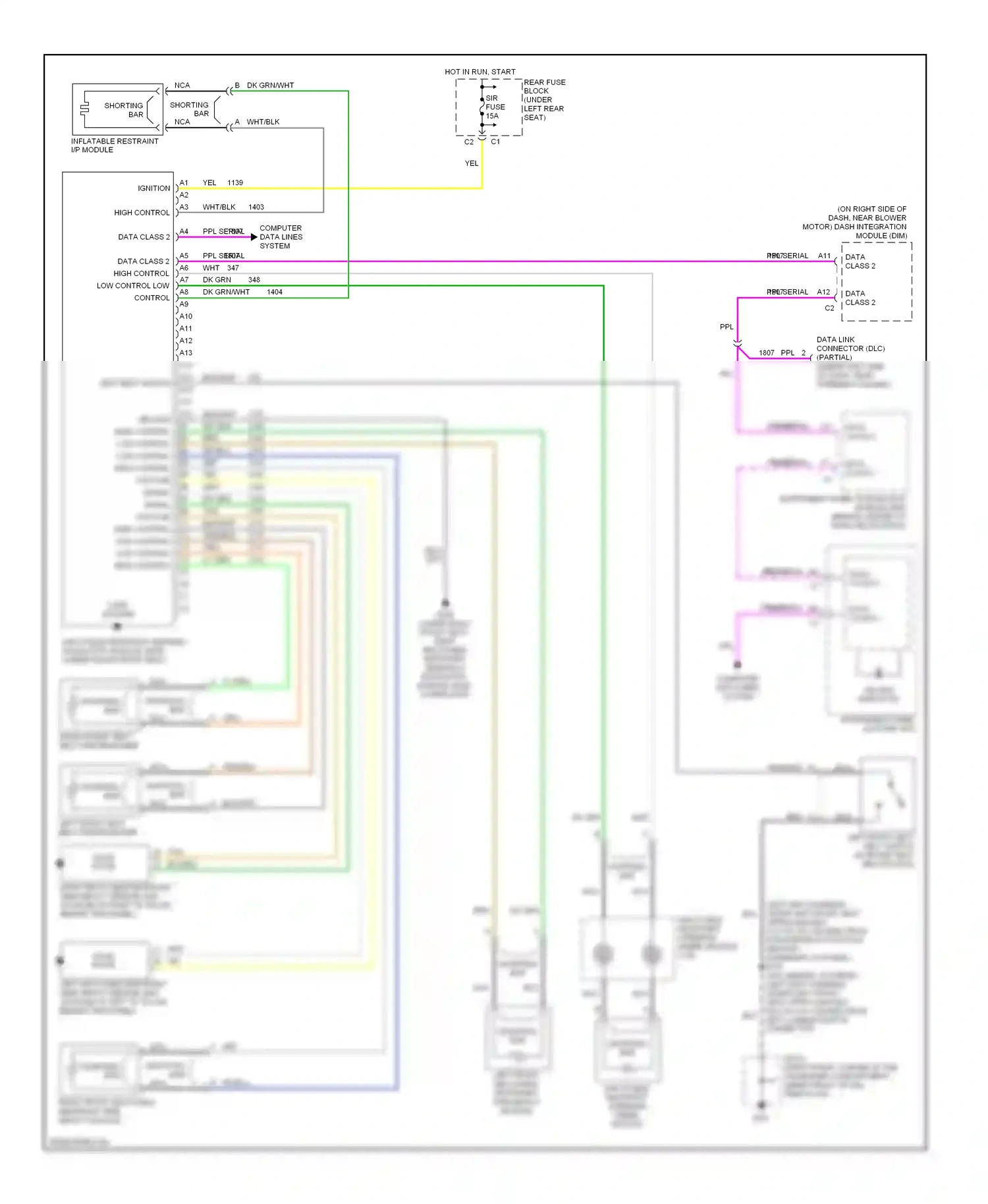 Cadillac Seville V (1998-2004) solid state wiring diagram  (7 of 7)