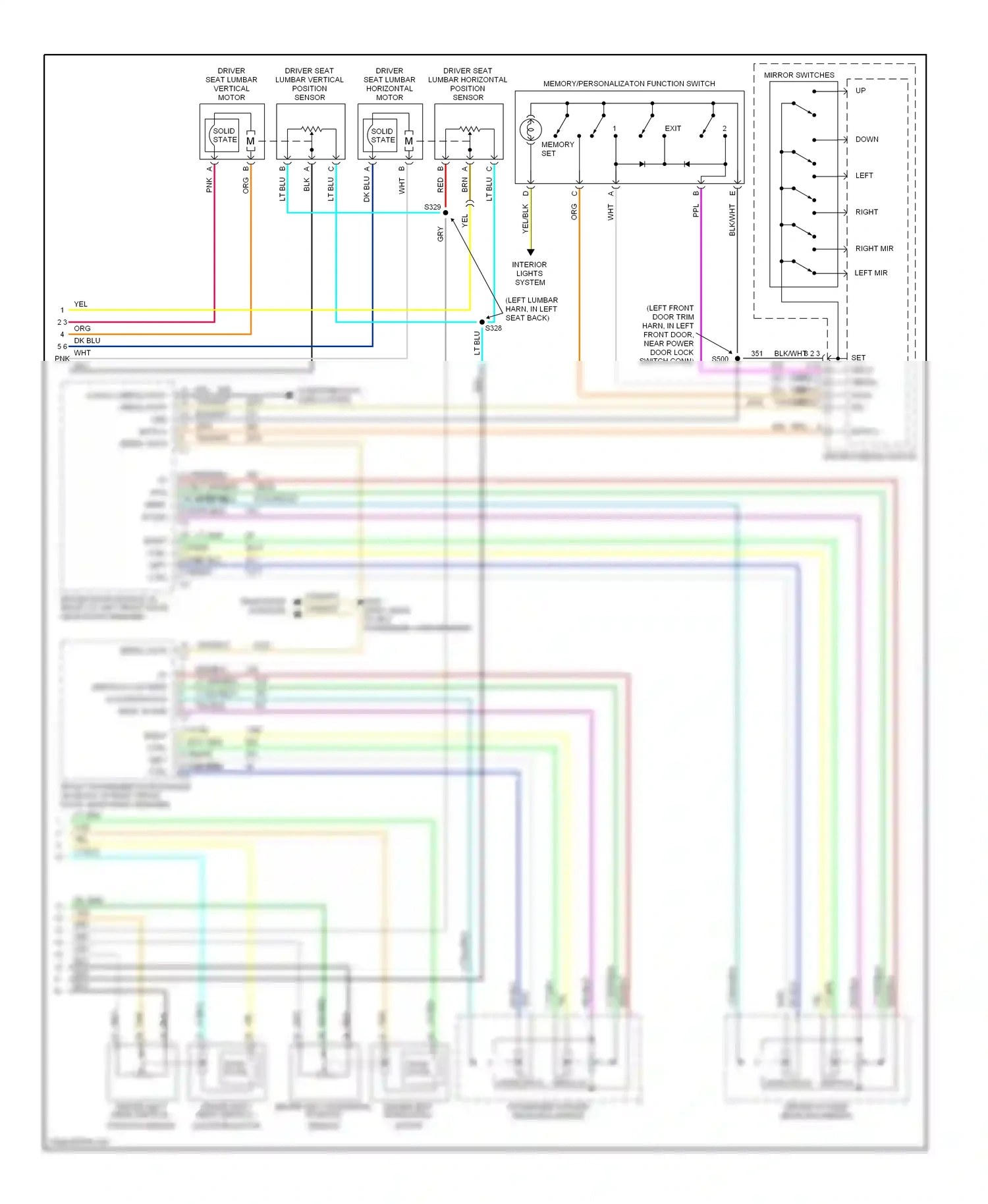 Cadillac Seville V (1998-2004) solid state wiring diagram  (6 of 7)