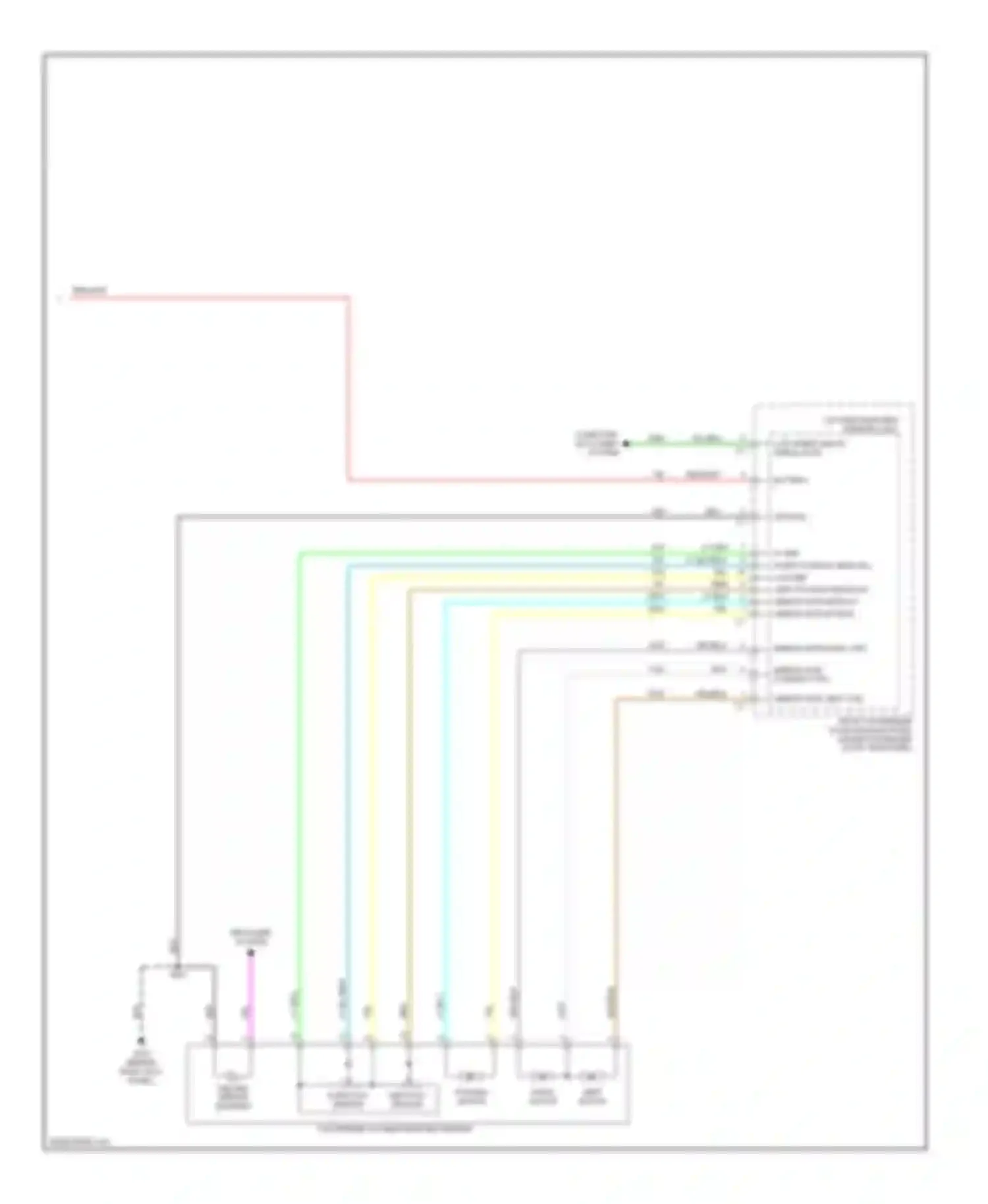 SRX Cadillac I (2003-2009): Memory mirrors circuit (2 of 2)