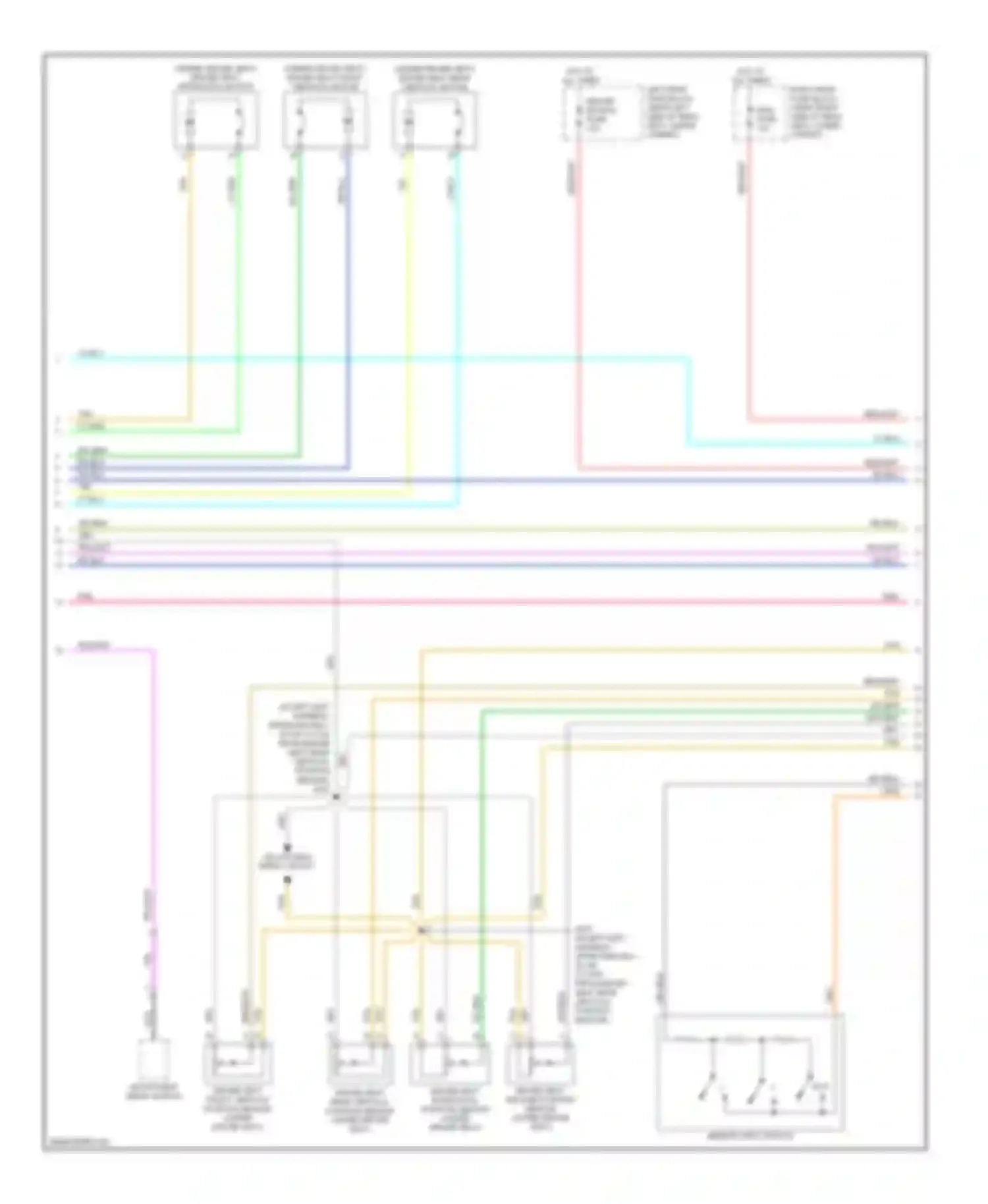 SRX Cadillac I (2003-2009): Memory seat circuit (2 of 4)