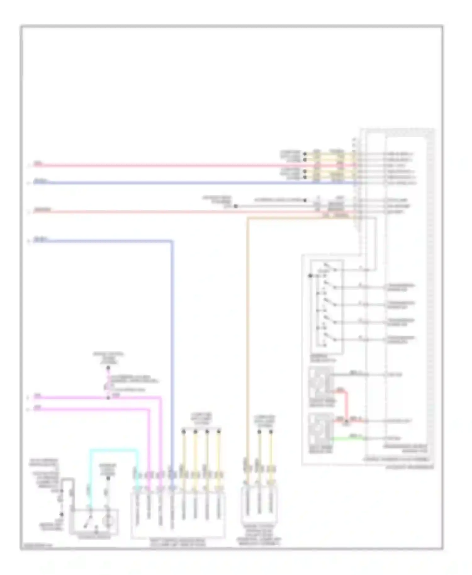 Wiring diagram blk for Cadillac SRX I (2003-2009) (73 of 82)