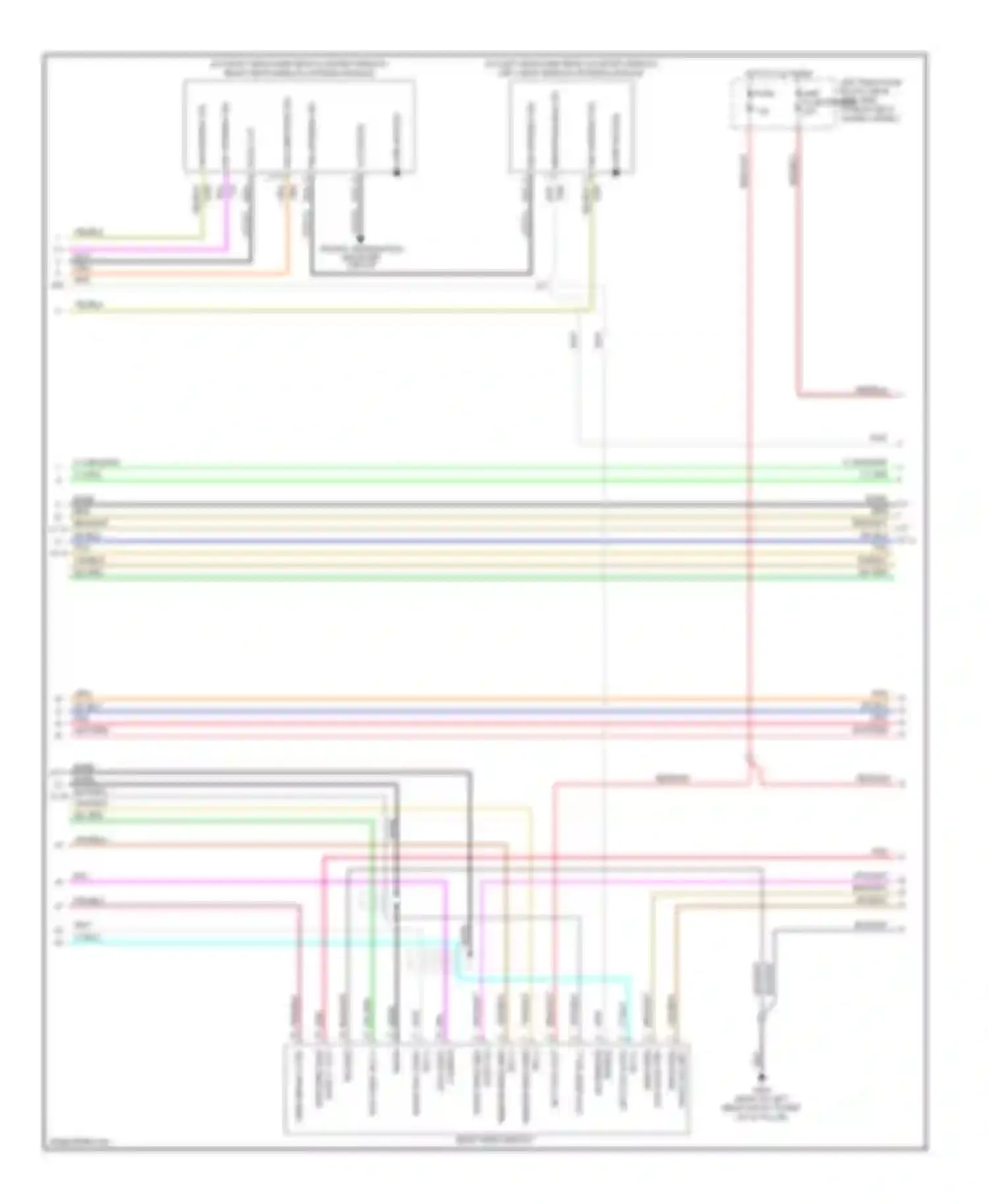 Wiring diagram blk for Cadillac SRX I (2003-2009) (67 of 82)
