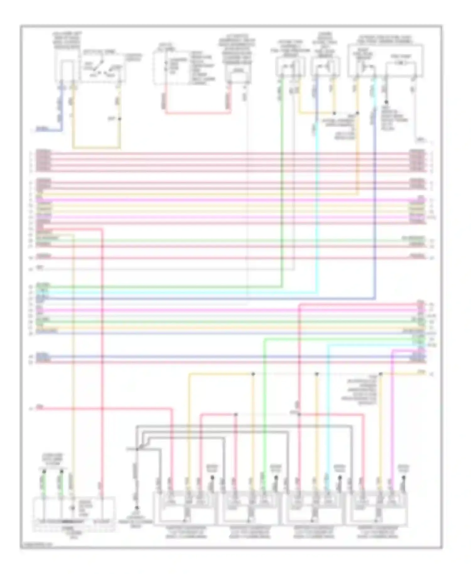 Wiring diagram blk/wht for Cadillac SRX I (2003-2009) (10 of 33)