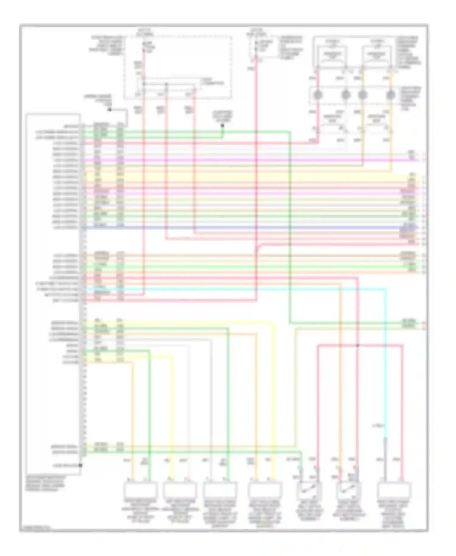 Wiring diagram brn for Cadillac SRX I (2003-2009) (57 of 59)