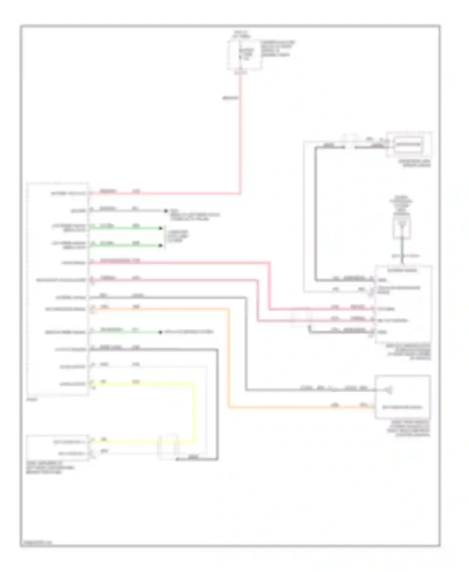 Wiring diagram computer data lines system for Cadillac SRX I (2003-2009) (29 of 52)