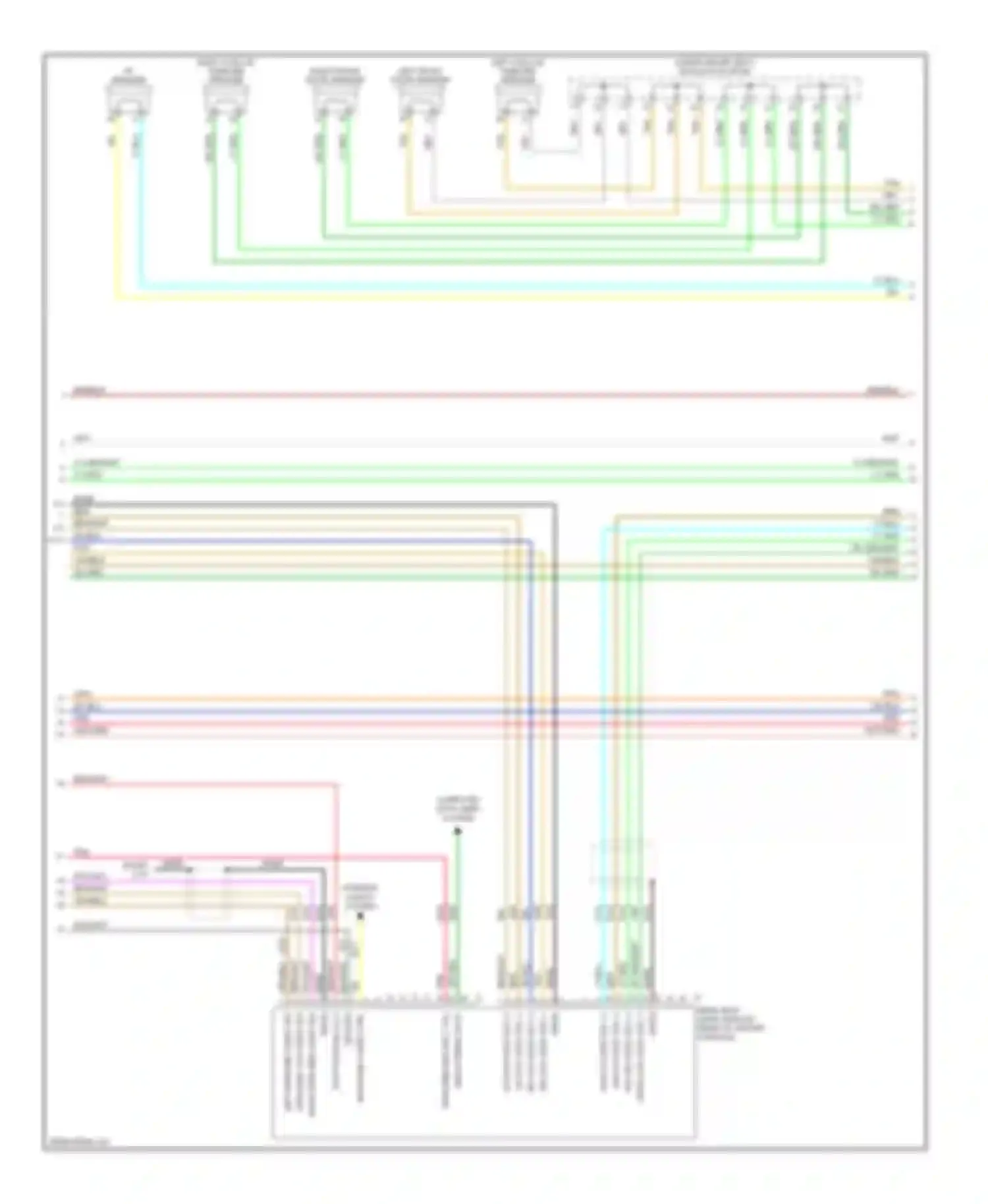 Wiring diagram computer data lines system for Cadillac SRX I (2003-2009) (38 of 52)