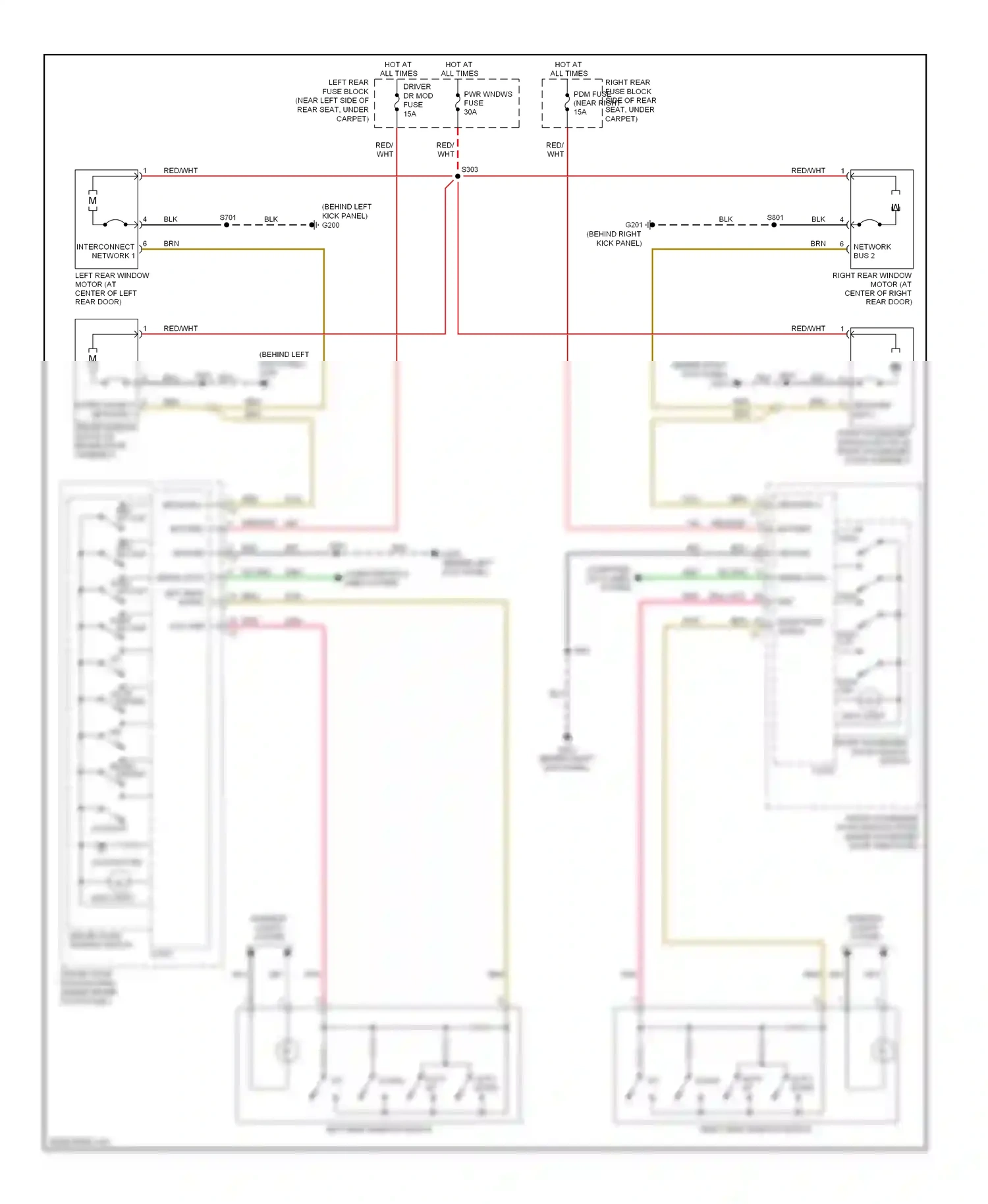Cadillac SRX I (2003-2009) dk grn wiring diagram  (51 of 70)