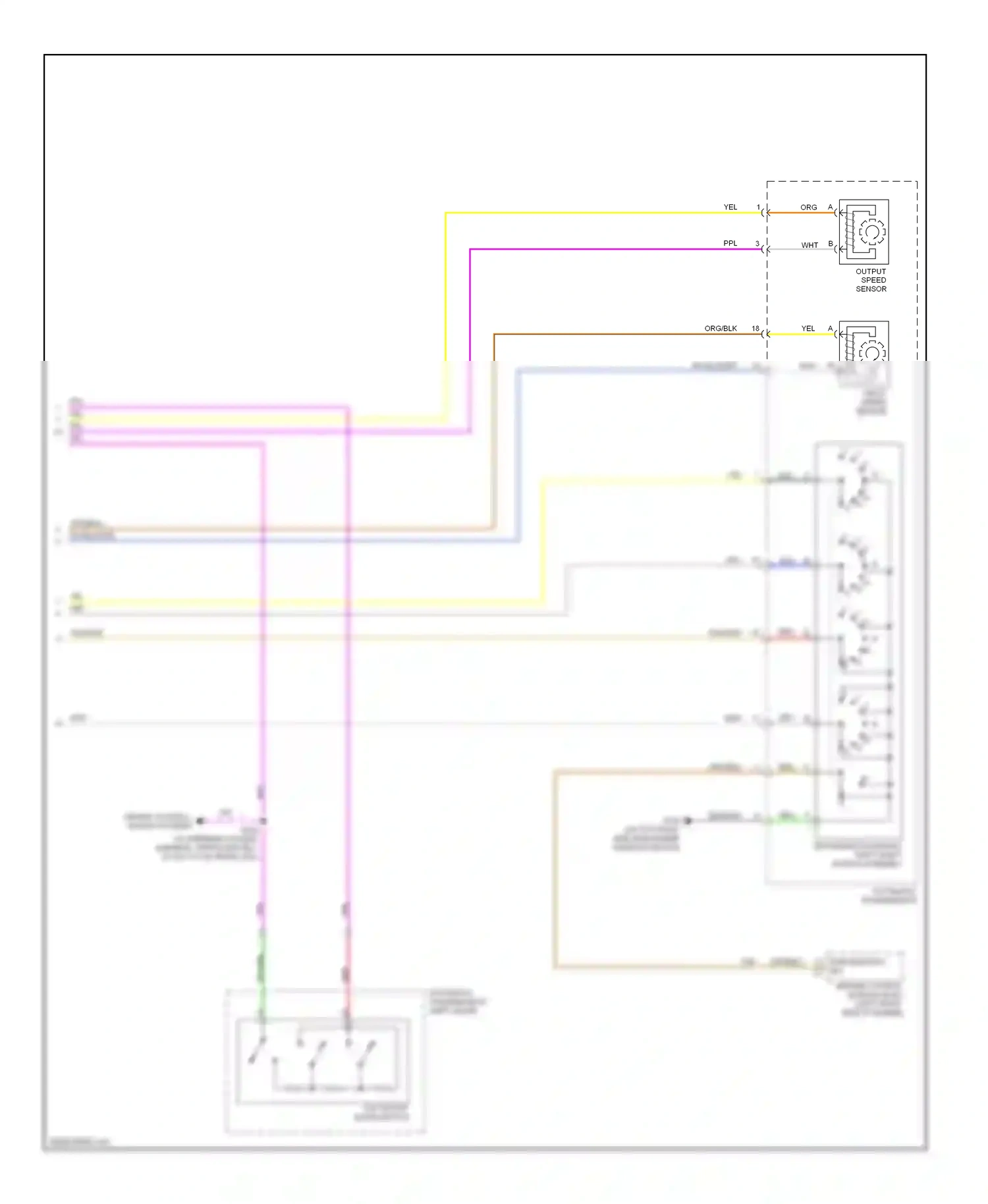 Cadillac SRX I (2003-2009) dk grn wiring diagram  (61 of 70)