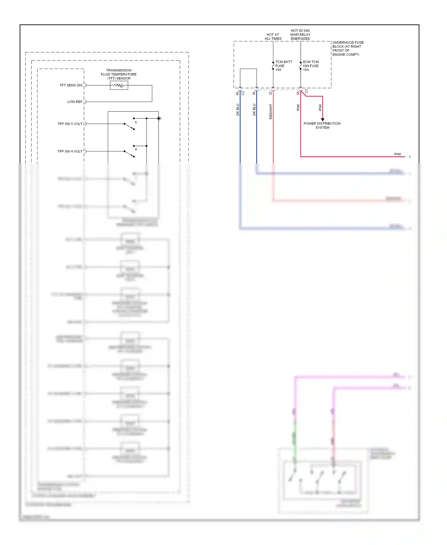 Cadillac SRX I (2003-2009) dk grn wiring diagram  (62 of 70)