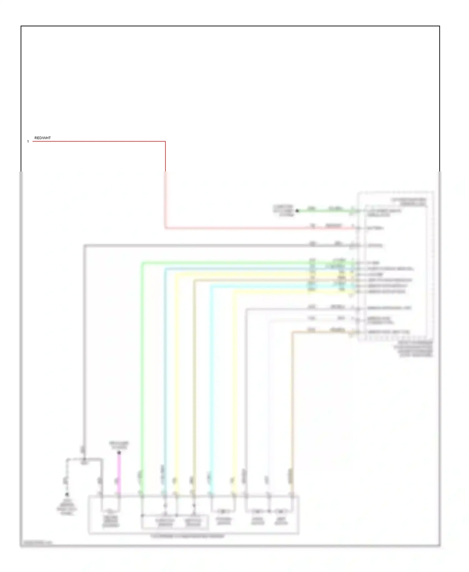 Cadillac SRX I (2003-2009) dk grn wiring diagram  (38 of 70)