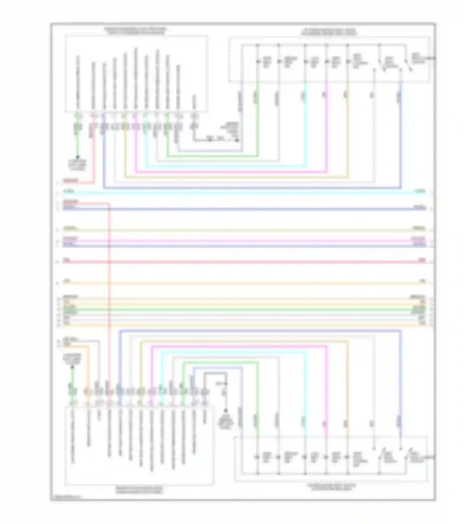 Wiring diagram heated seat medium ind control for Cadillac SRX I (2003-2009) (1 of 1)
