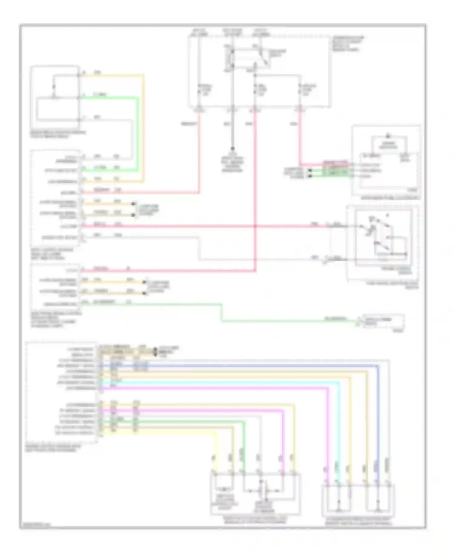 Wiring diagram lt blu for Cadillac SRX I (2003-2009) (11 of 51)