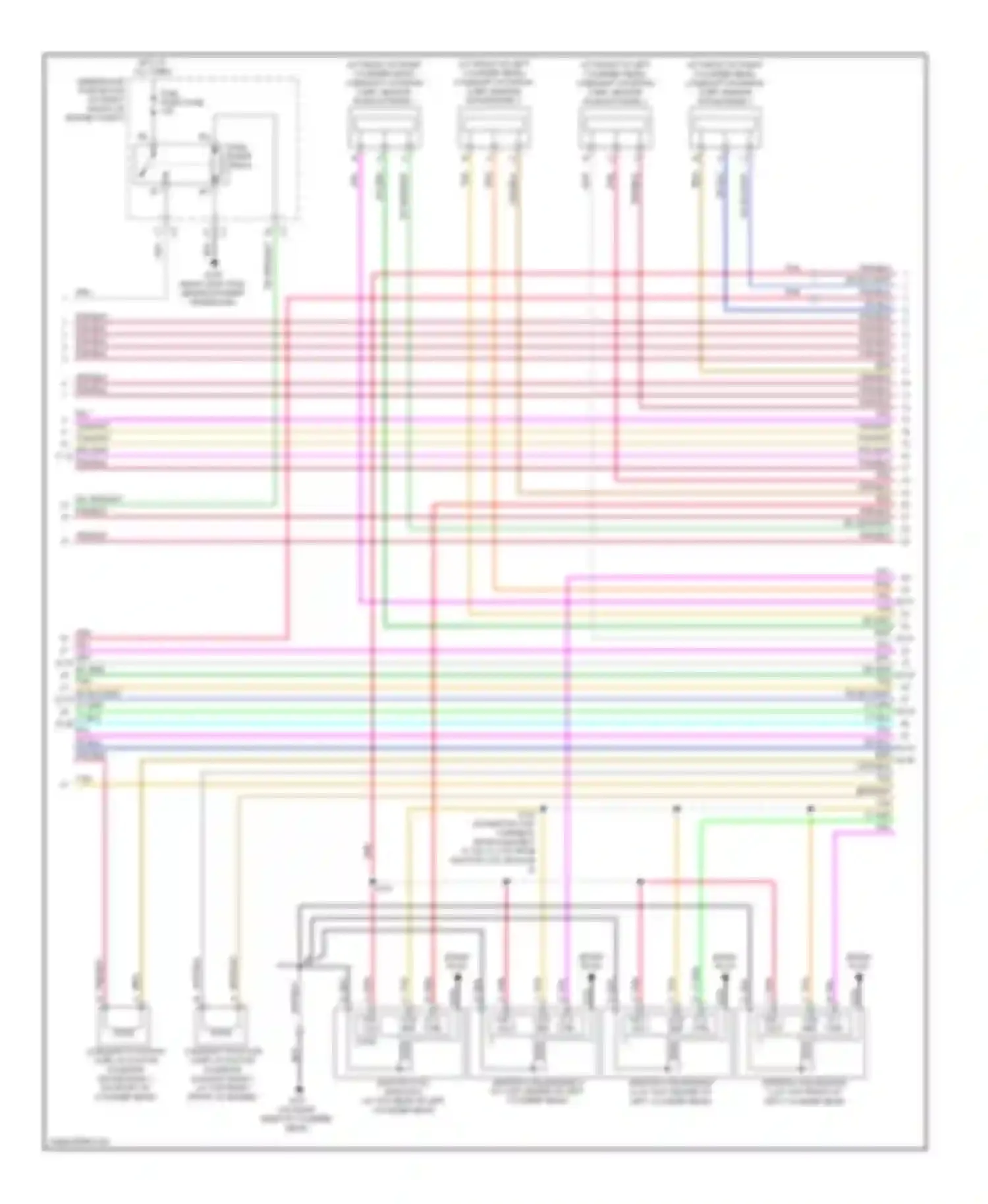 Wiring diagram red for Cadillac SRX I (2003-2009) (9 of 39)