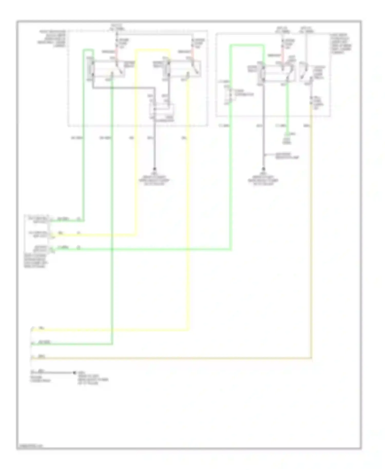 Wiring diagram red/wht for Cadillac SRX I (2003-2009) (17 of 52)
