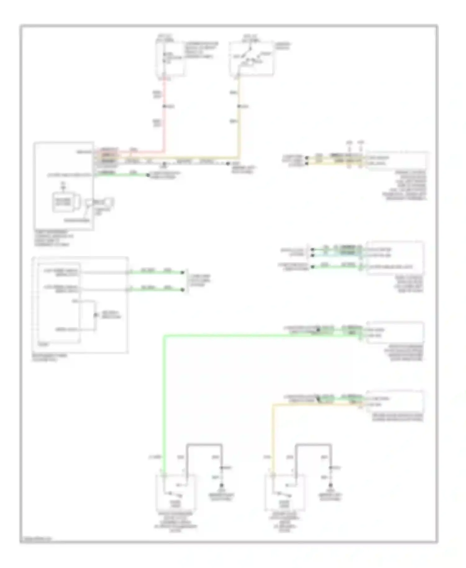 Wiring diagram serial data for Cadillac SRX I (2003-2009) (2 of 12)