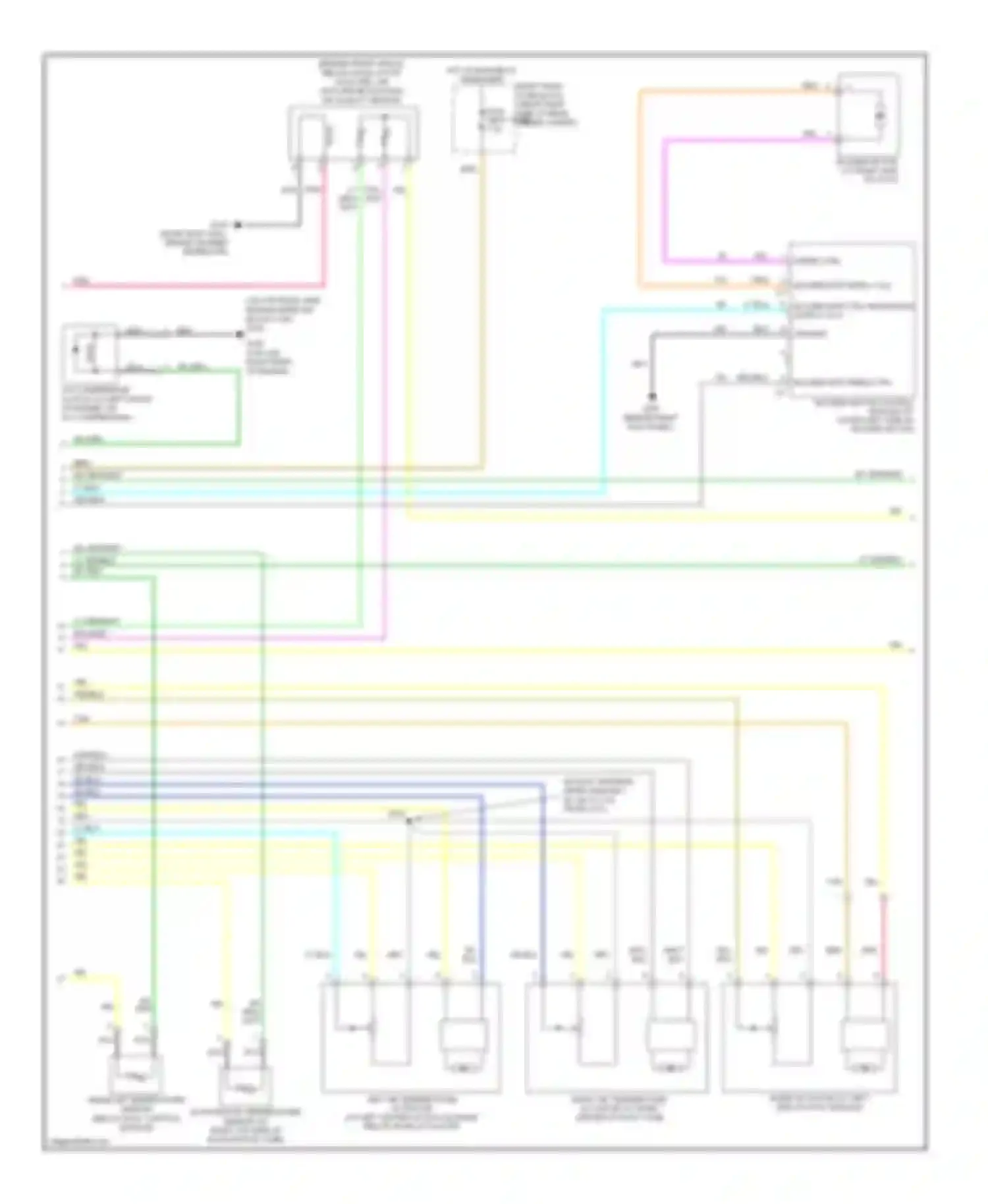 Wiring diagram wht for Cadillac SRX I (2003-2009) (6 of 76)