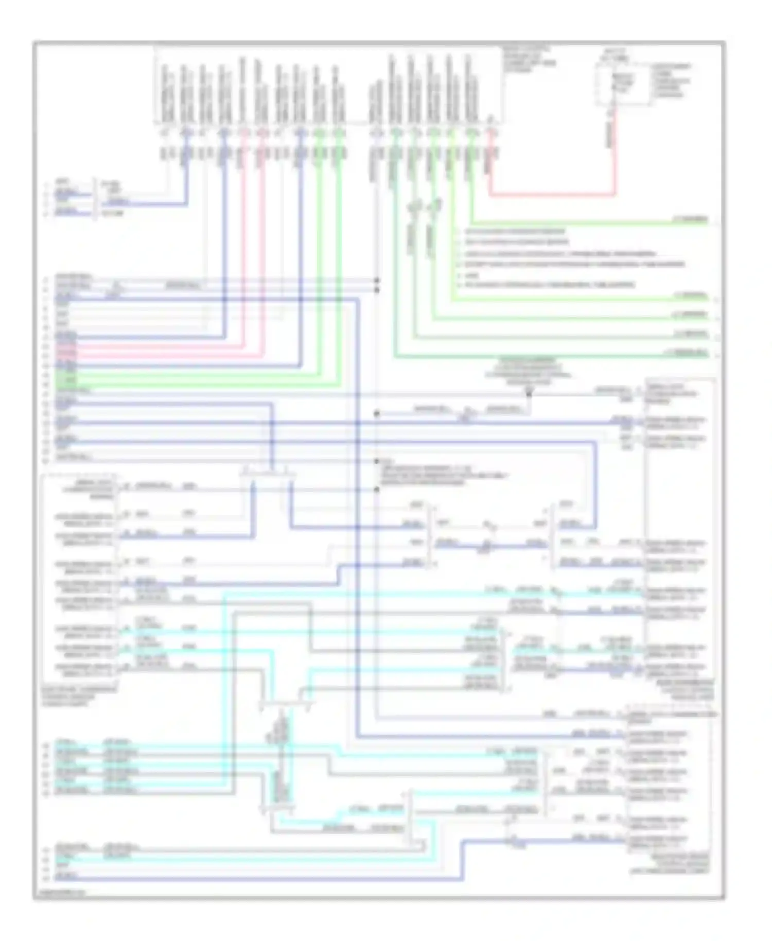 SRX Cadillac II facelift (2012-2016): Computer data lines circuit (5 of 6)