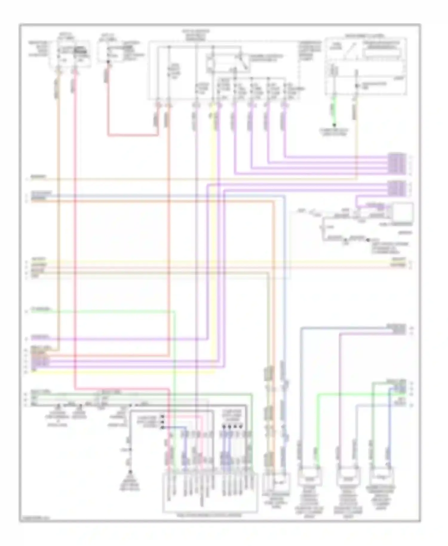 SRX Cadillac II facelift (2012-2016): Wiring diagram engine performance 3.6l vin 3 (2 of 5)
