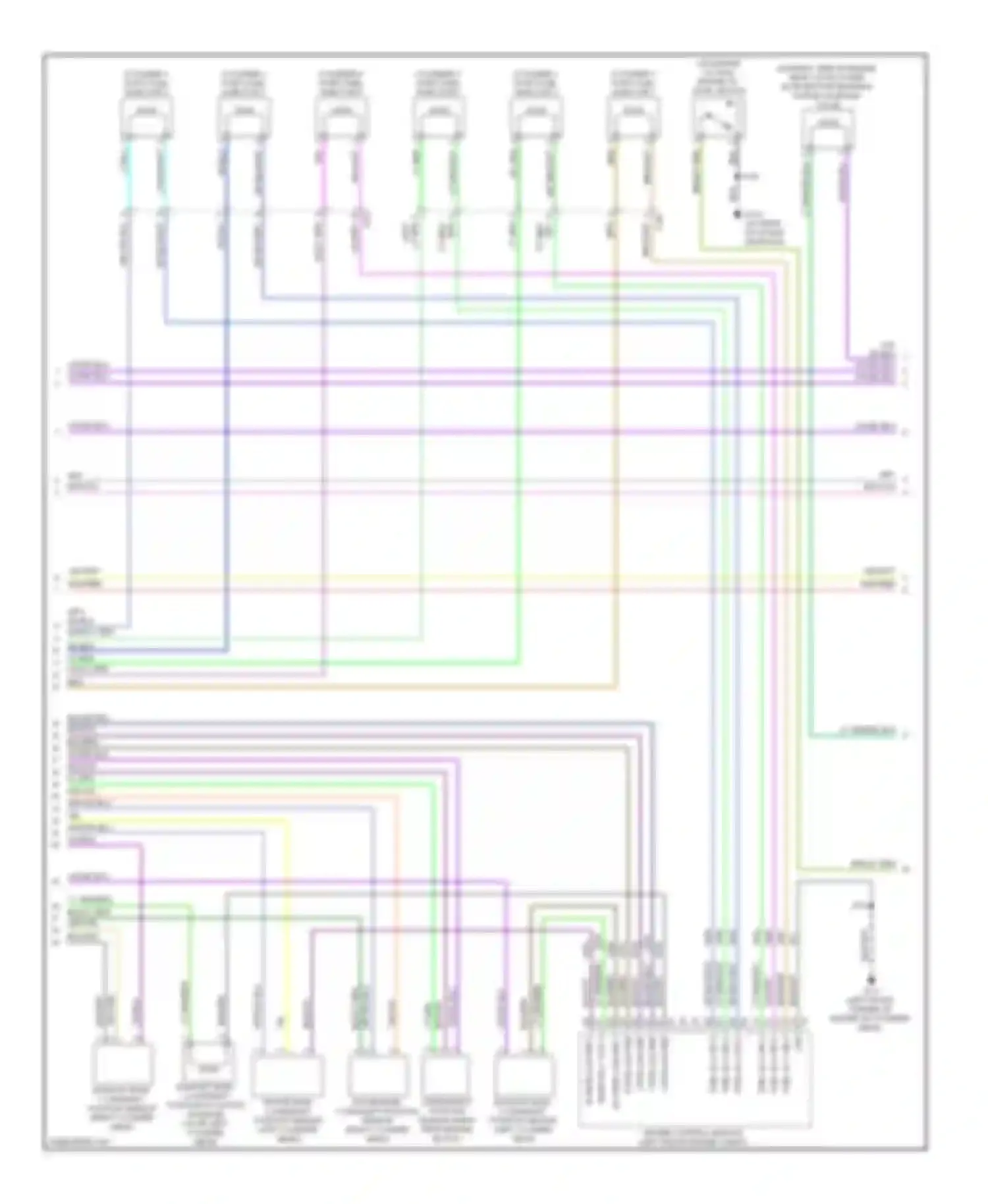 SRX Cadillac II facelift (2012-2016): Wiring diagram engine performance 3.6l vin 3 (4 of 5)