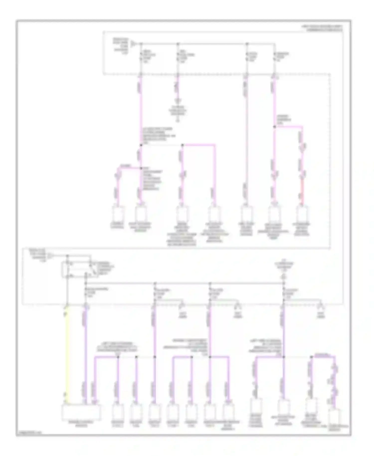 SRX Cadillac II facelift (2012-2016): Power distribution circuit (4 of 8)