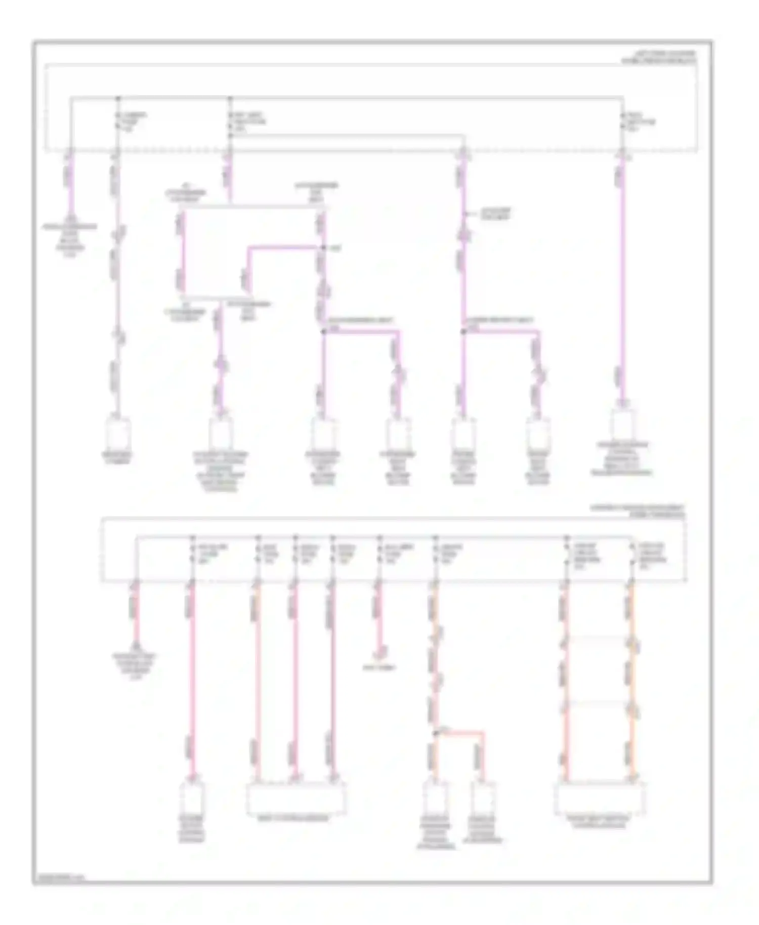 SRX Cadillac II facelift (2012-2016): Power distribution circuit (6 of 8)
