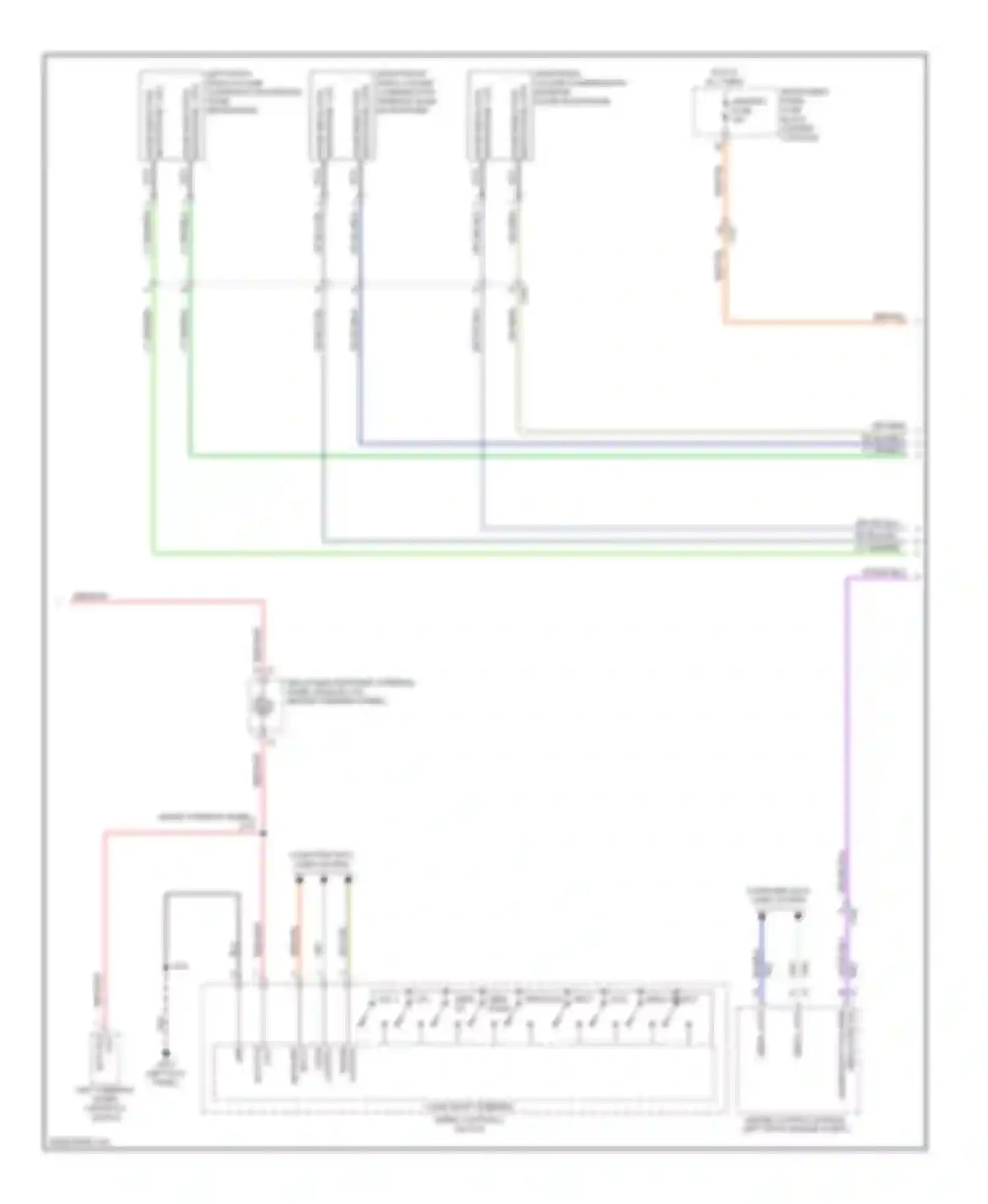 SRX Cadillac II facelift (2012-2016): Radio circuit (4 of 5)