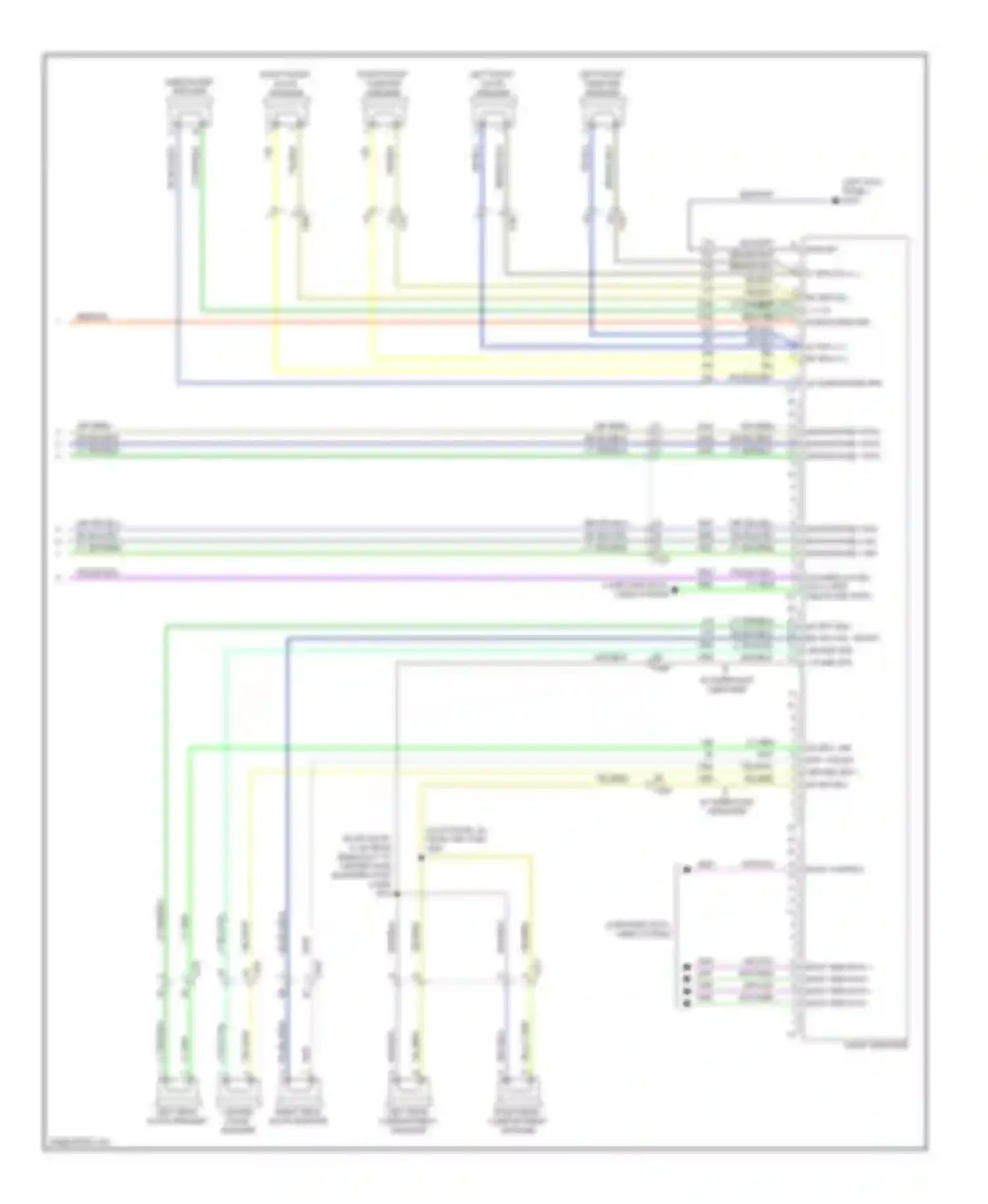 SRX Cadillac II facelift (2012-2016): Radio circuit (5 of 5)