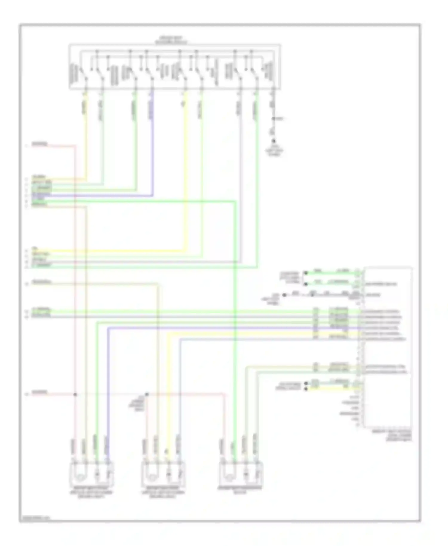 Wiring diagram 1 2 3 4 5 6 low spd gmlan for Cadillac SRX II facelift (2012-2016) (1 of 1)