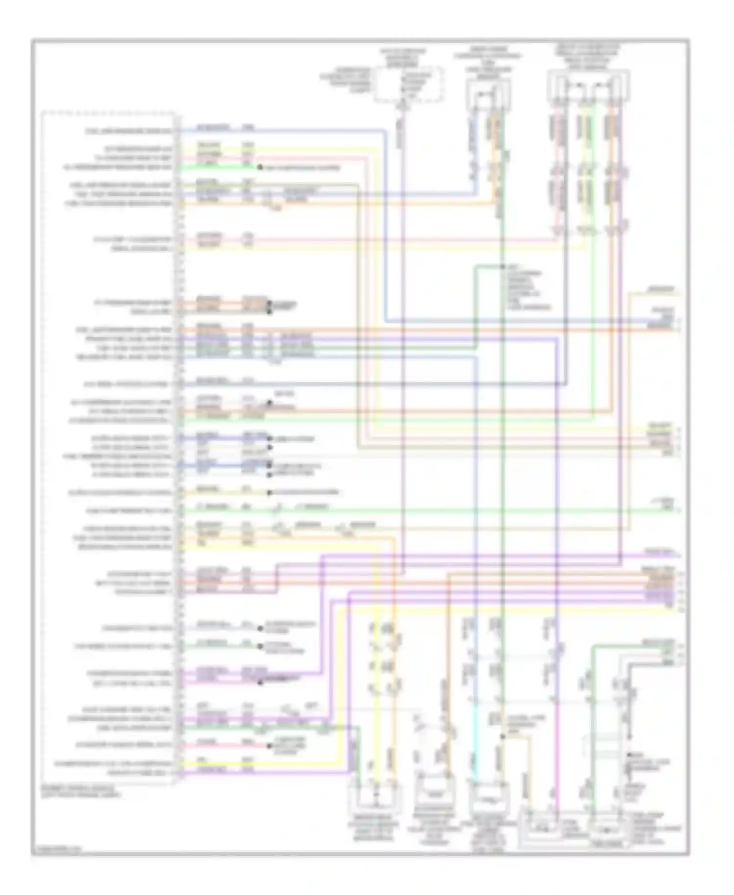 Wiring diagram 7493 7494 1579 2500 2501 computer data lines system for Cadillac SRX II facelift (2012-2016) (1 of 1)