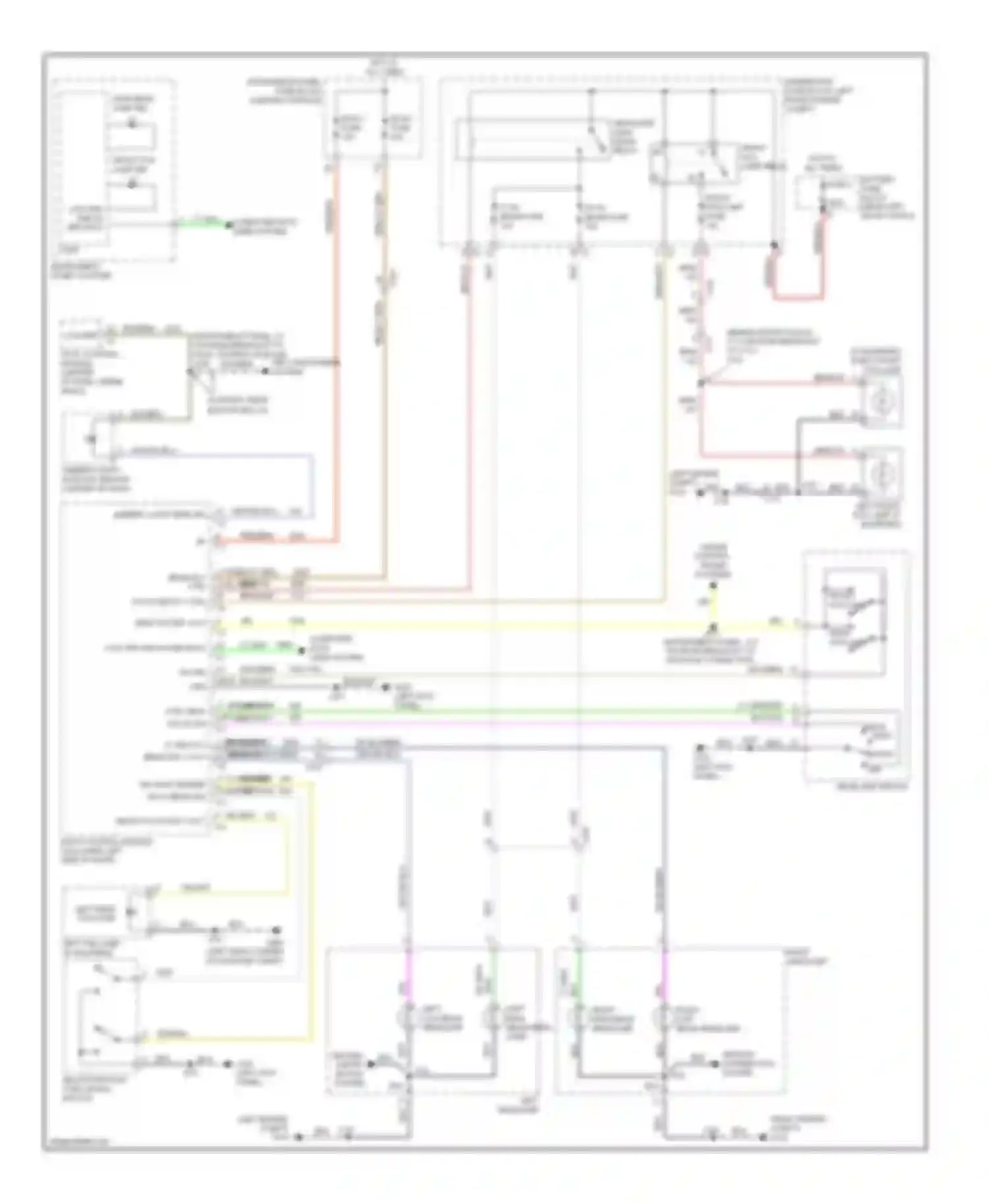 Wiring diagram air conditioning system for Cadillac SRX II facelift (2012-2016) (4 of 7)