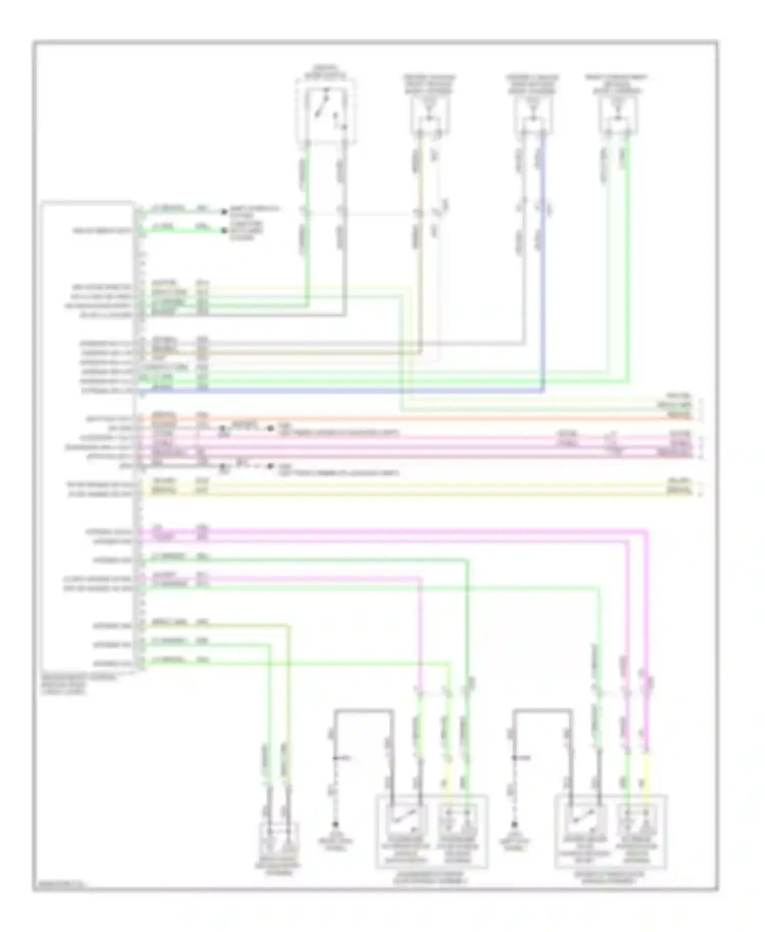 Wiring diagram blk/wht for Cadillac SRX II facelift (2012-2016) (8 of 42)