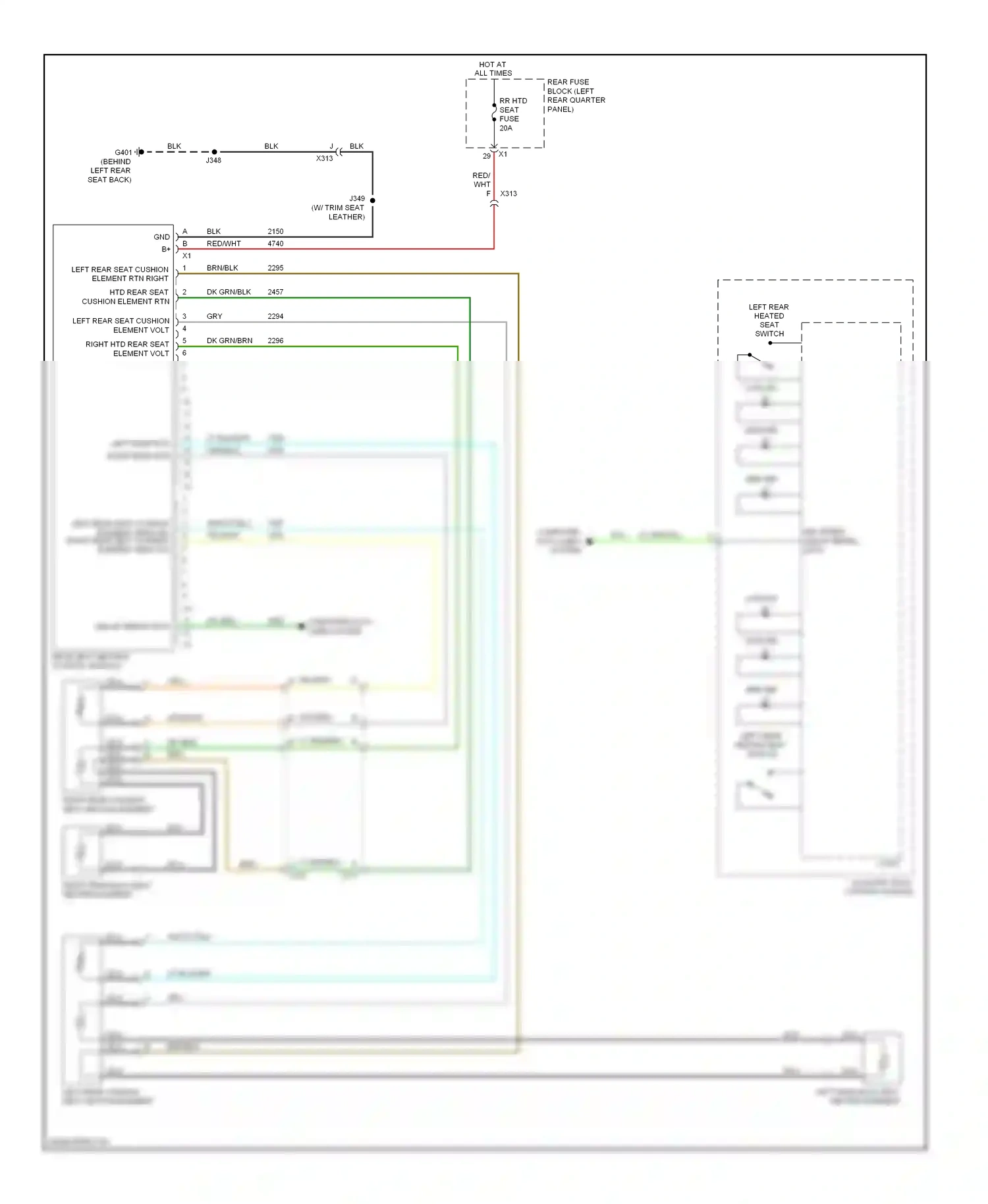 Cadillac SRX II facelift (2012-2016) computer data lines system wiring diagram  (59 of 77)