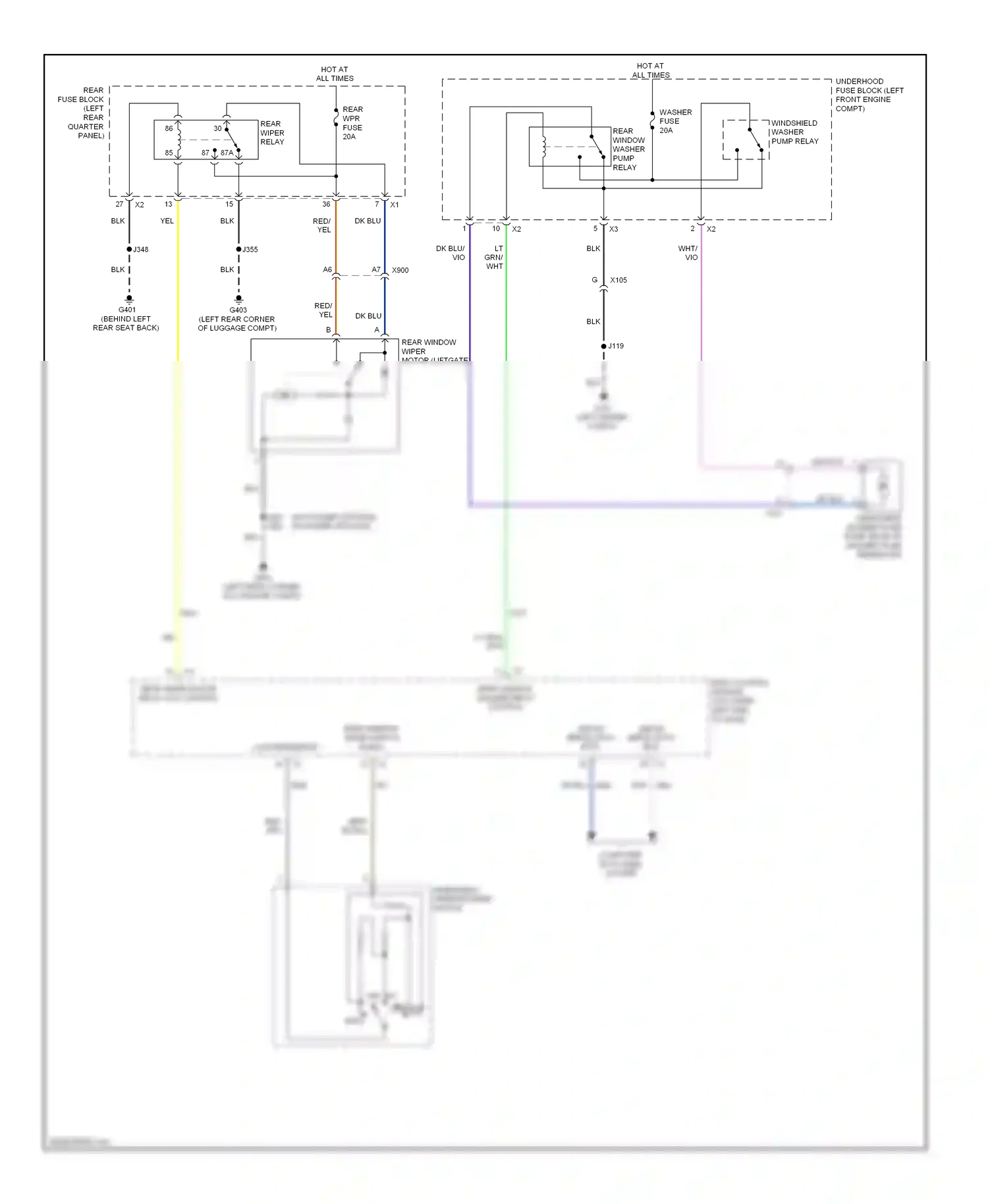 Cadillac SRX II facelift (2012-2016) gry wiring diagram  (62 of 62)