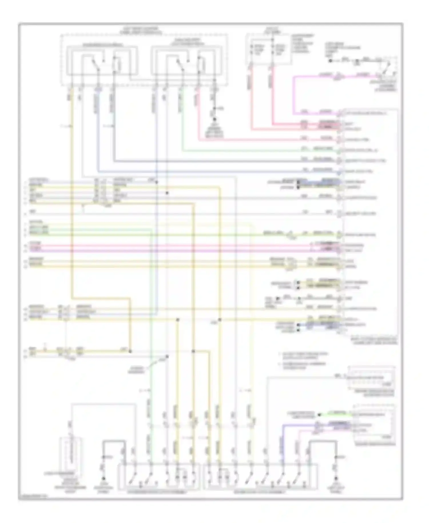 Wiring diagram gry for Cadillac SRX II facelift (2012-2016) (10 of 62)