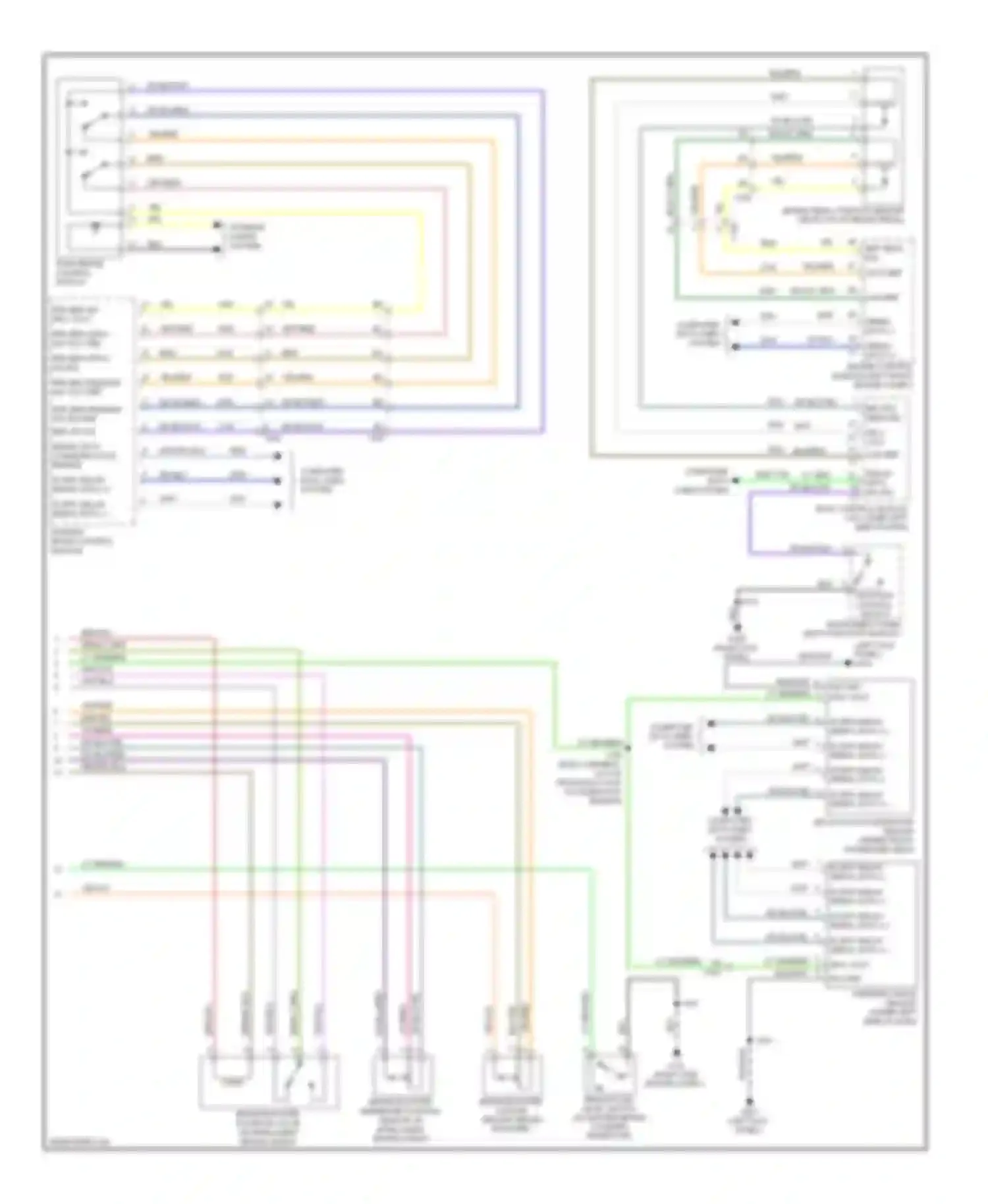 Wiring diagram gry/red for Cadillac SRX II facelift (2012-2016) (1 of 8)