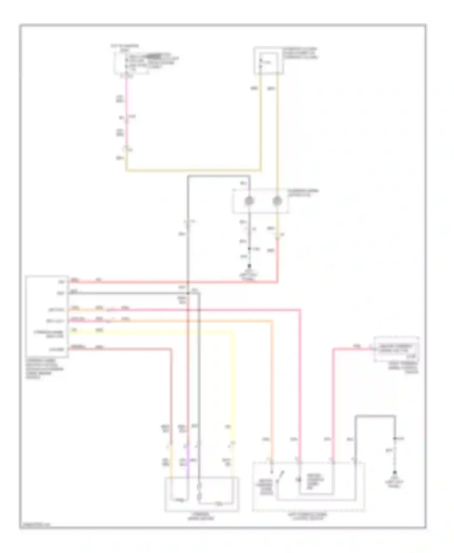 Wiring diagram heated steering wheel ind ctrl for Cadillac SRX II facelift (2012-2016) (1 of 1)