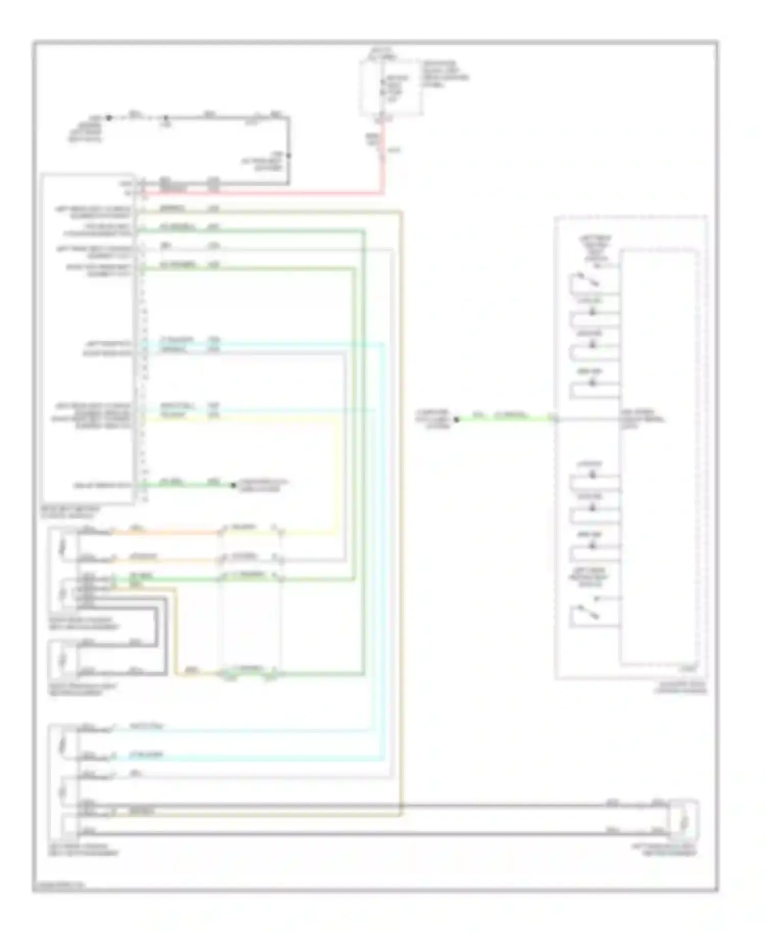 Wiring diagram high ind for Cadillac SRX II facelift (2012-2016) (1 of 1)