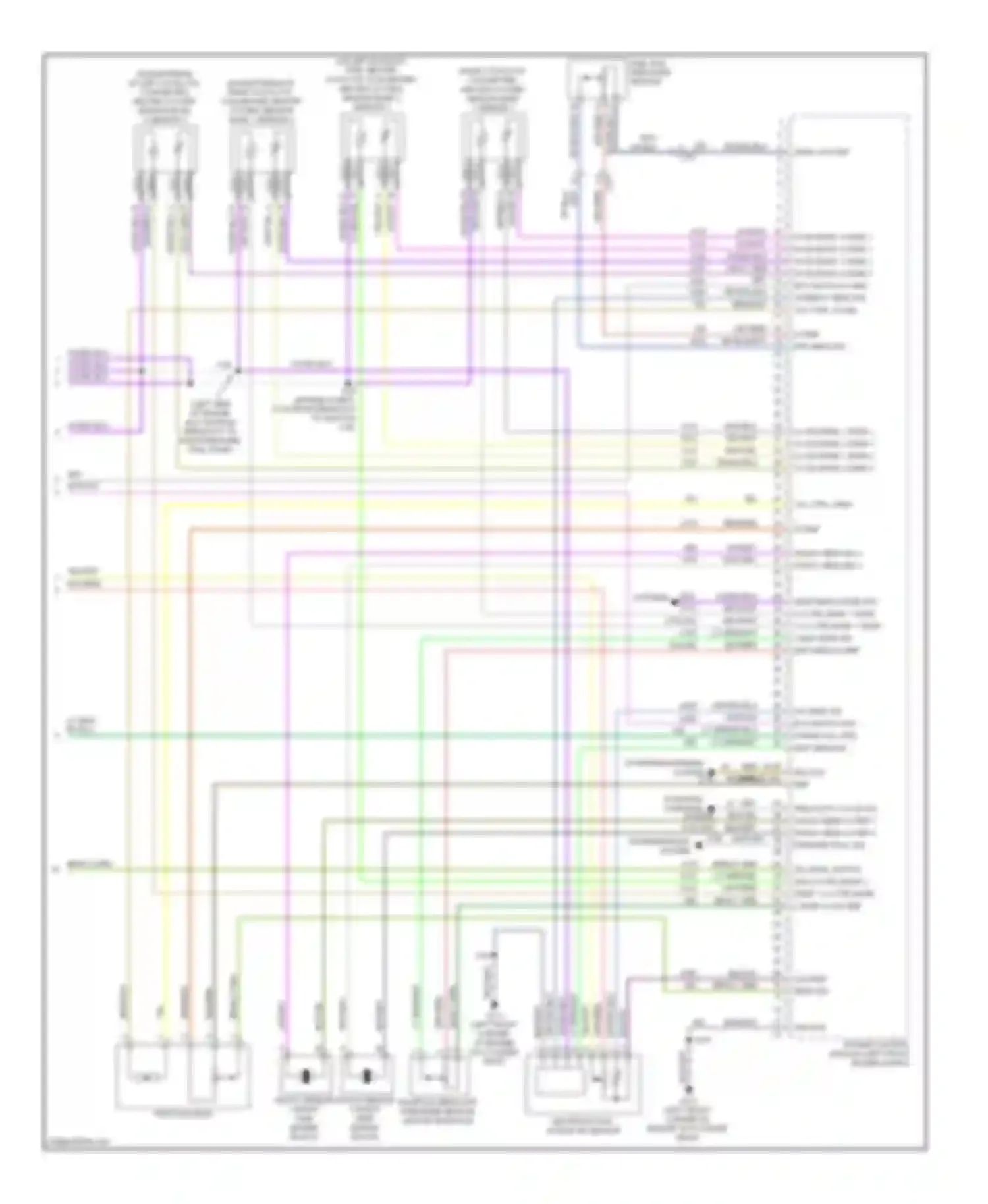 Wiring diagram low ref sens sig for Cadillac SRX II facelift (2012-2016) (1 of 1)