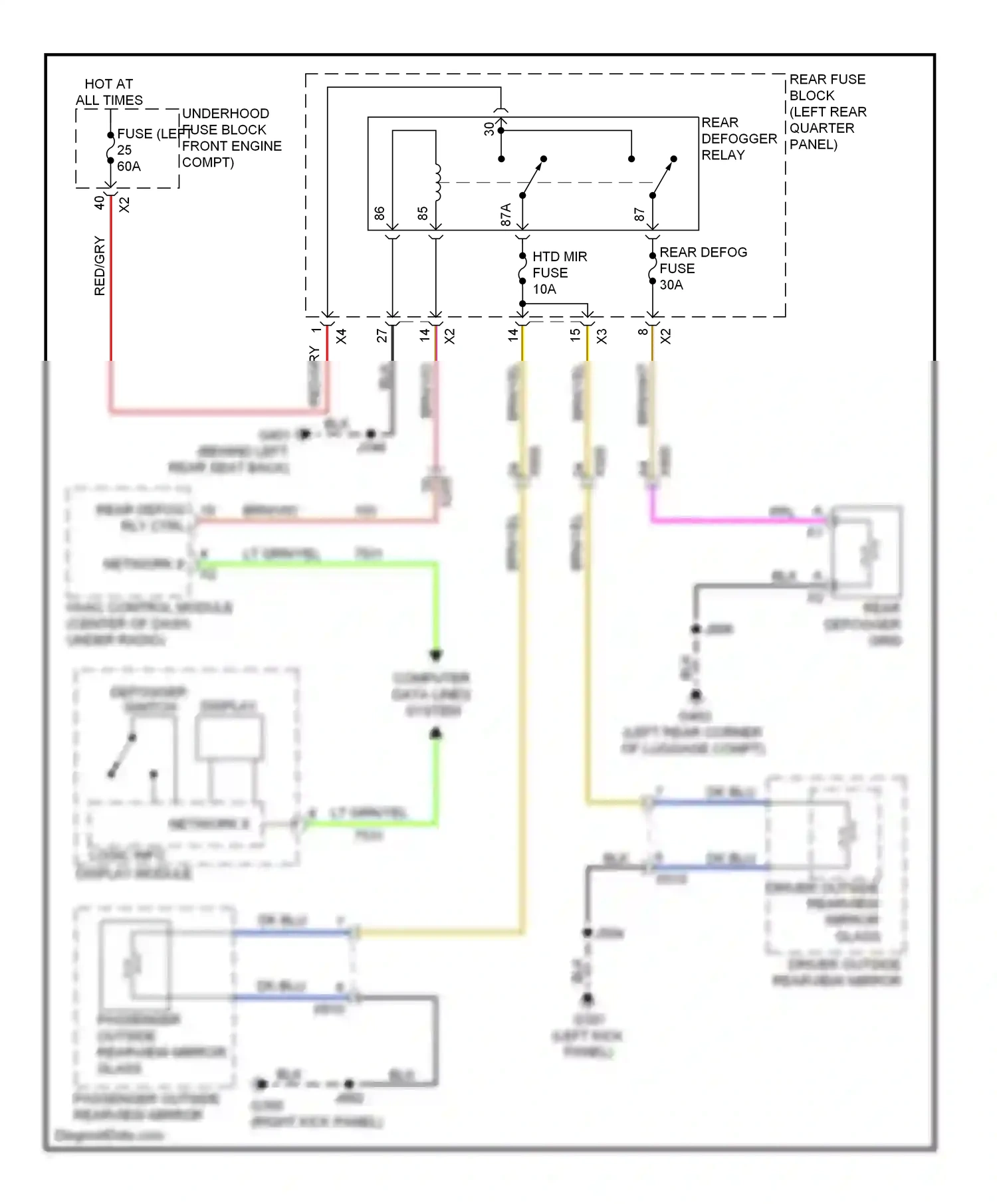 Cadillac SRX II facelift (2012-2016) ppl wiring diagram  (4 of 13)