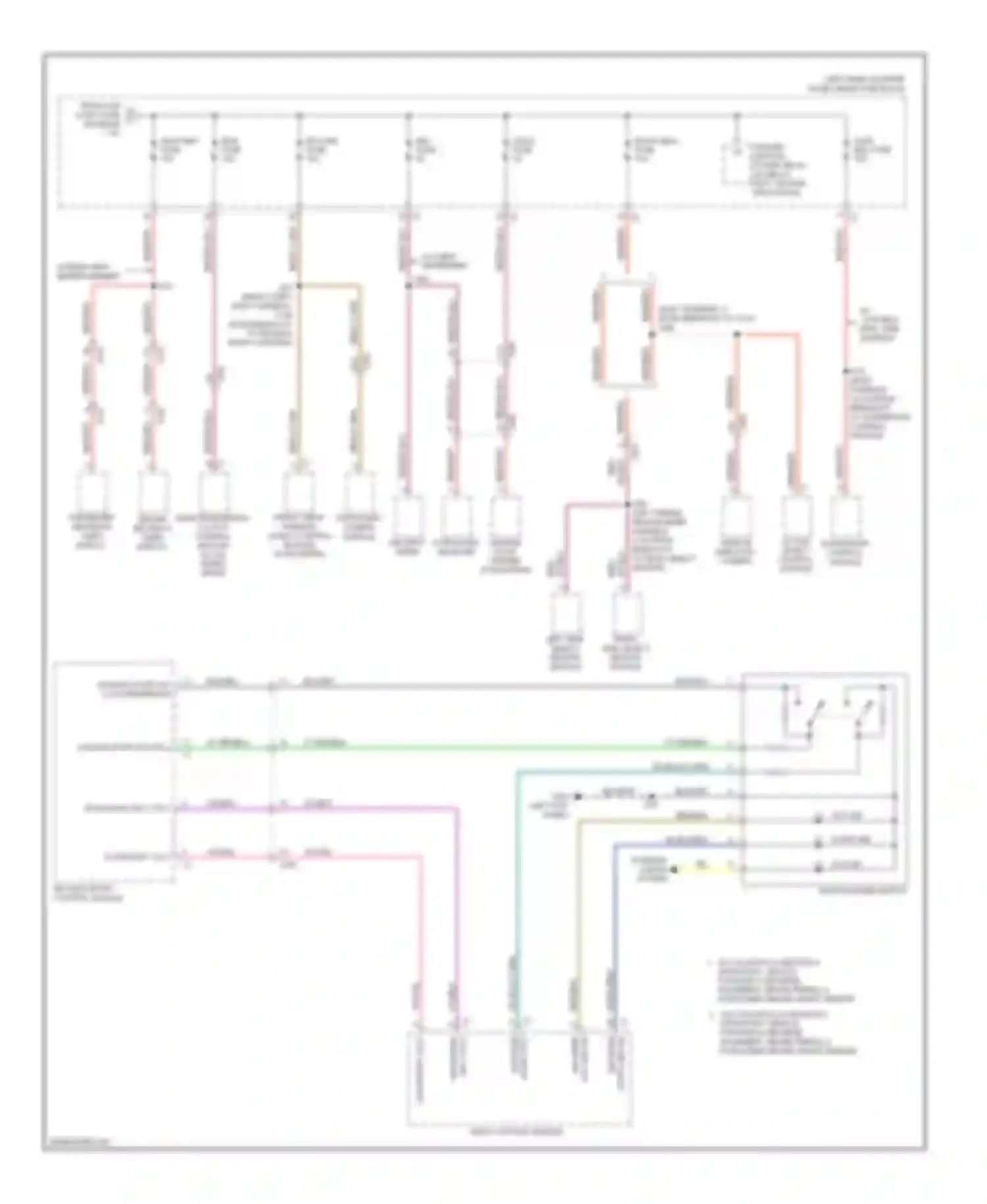 Wiring diagram real time damping for Cadillac SRX II facelift (2012-2016) (1 of 1)