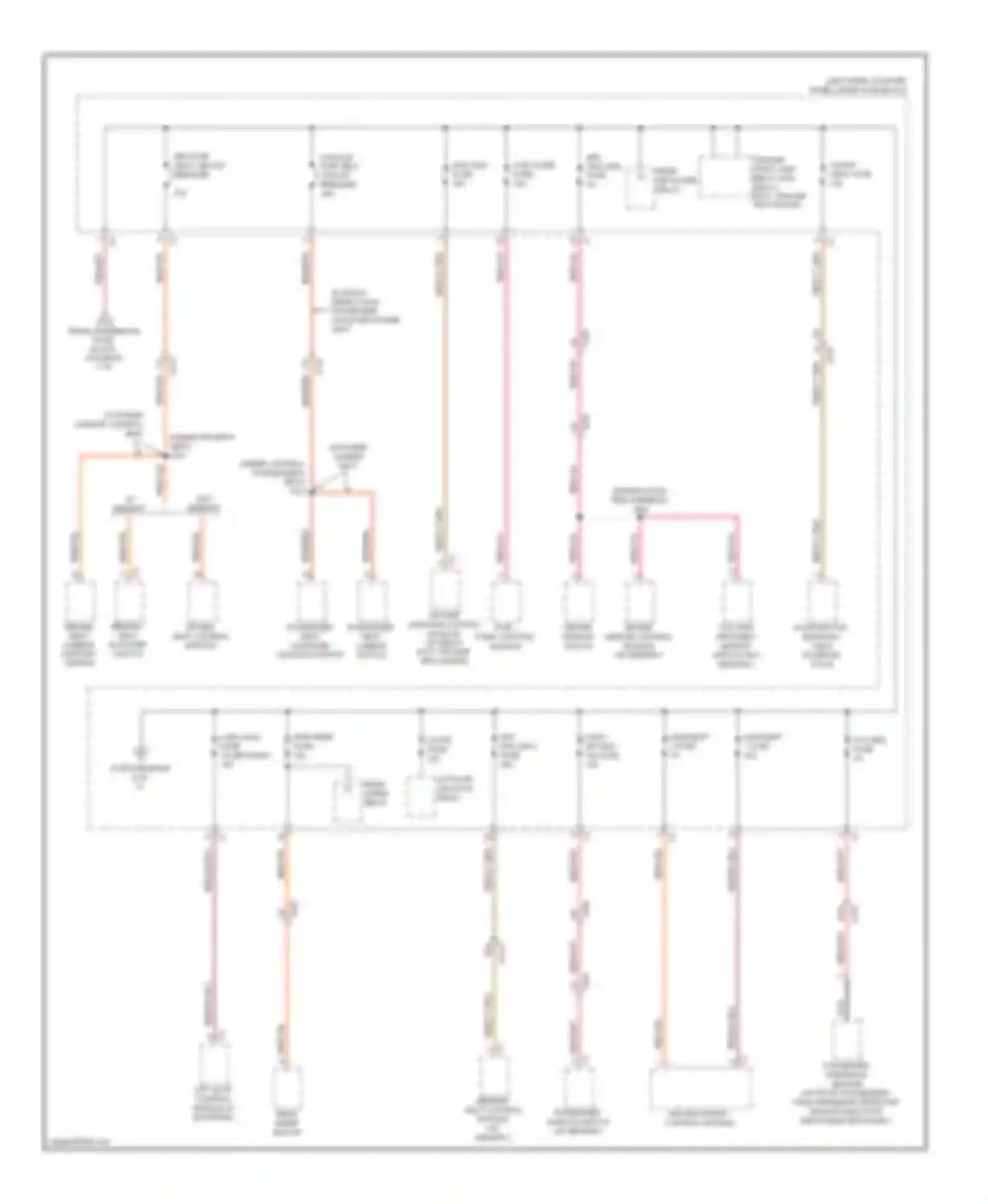 Wiring diagram rear wiper relay for Cadillac SRX II facelift (2012-2016) (3 of 4)