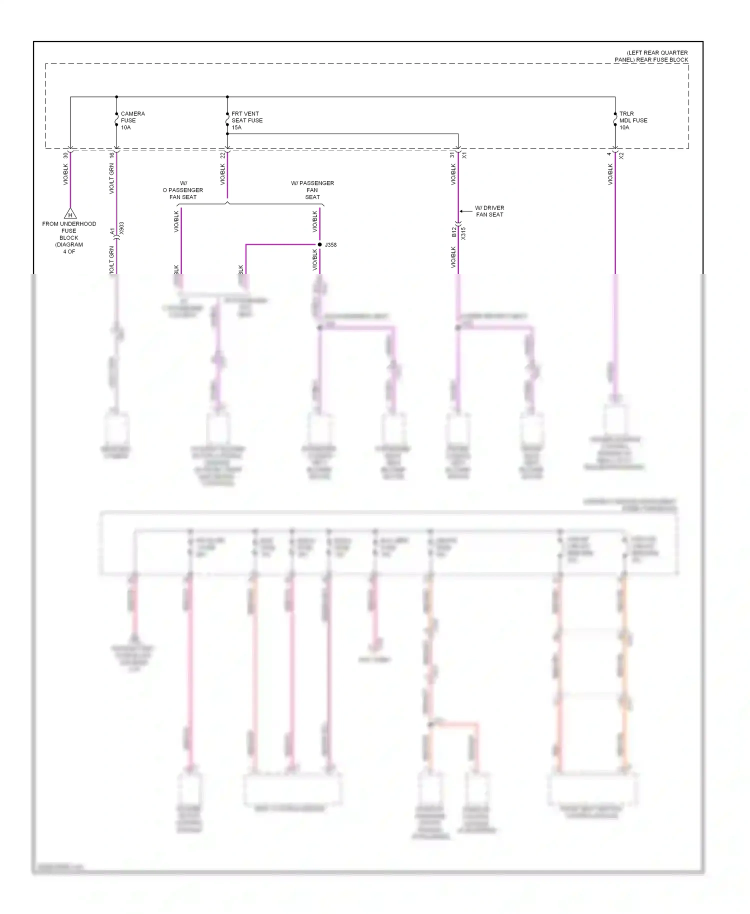 Cadillac SRX II facelift (2012-2016) red wiring diagram  (19 of 33)