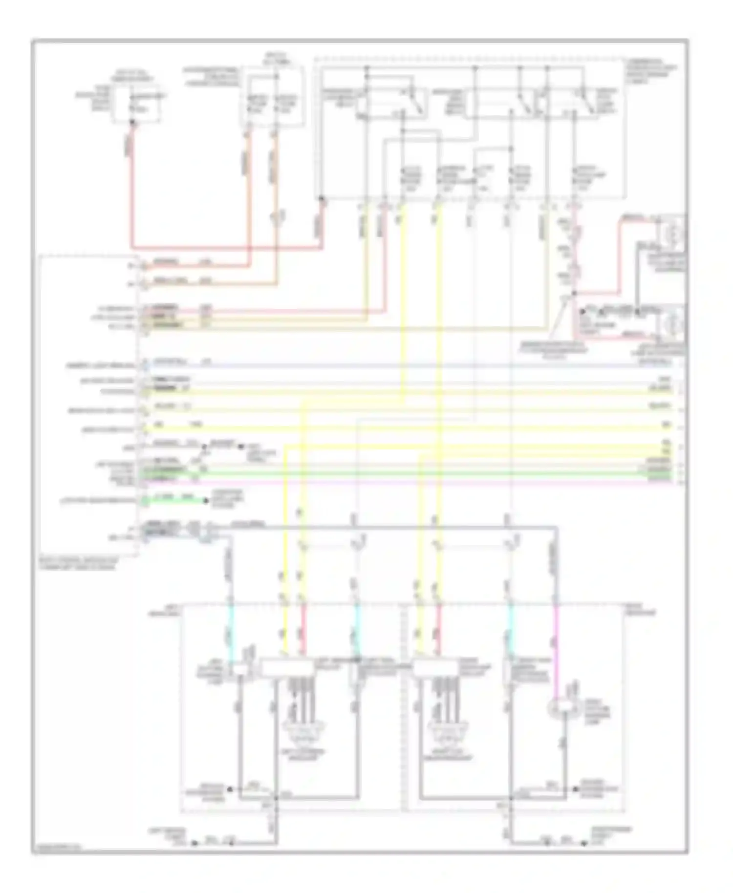 Wiring diagram red/blk for Cadillac SRX II facelift (2012-2016) (2 of 8)