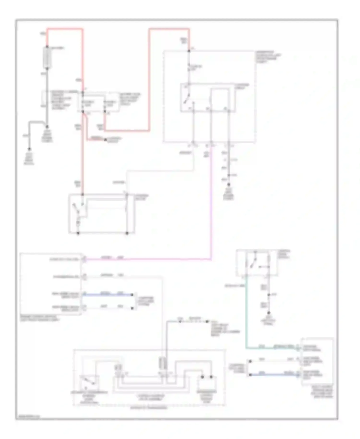Wiring diagram red/blk for Cadillac SRX II facelift (2012-2016) (7 of 8)