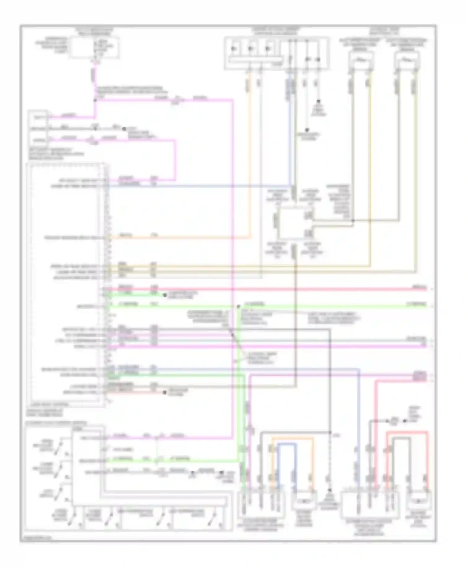 Wiring diagram sens air qual fuse for Cadillac SRX II facelift (2012-2016) (1 of 2)