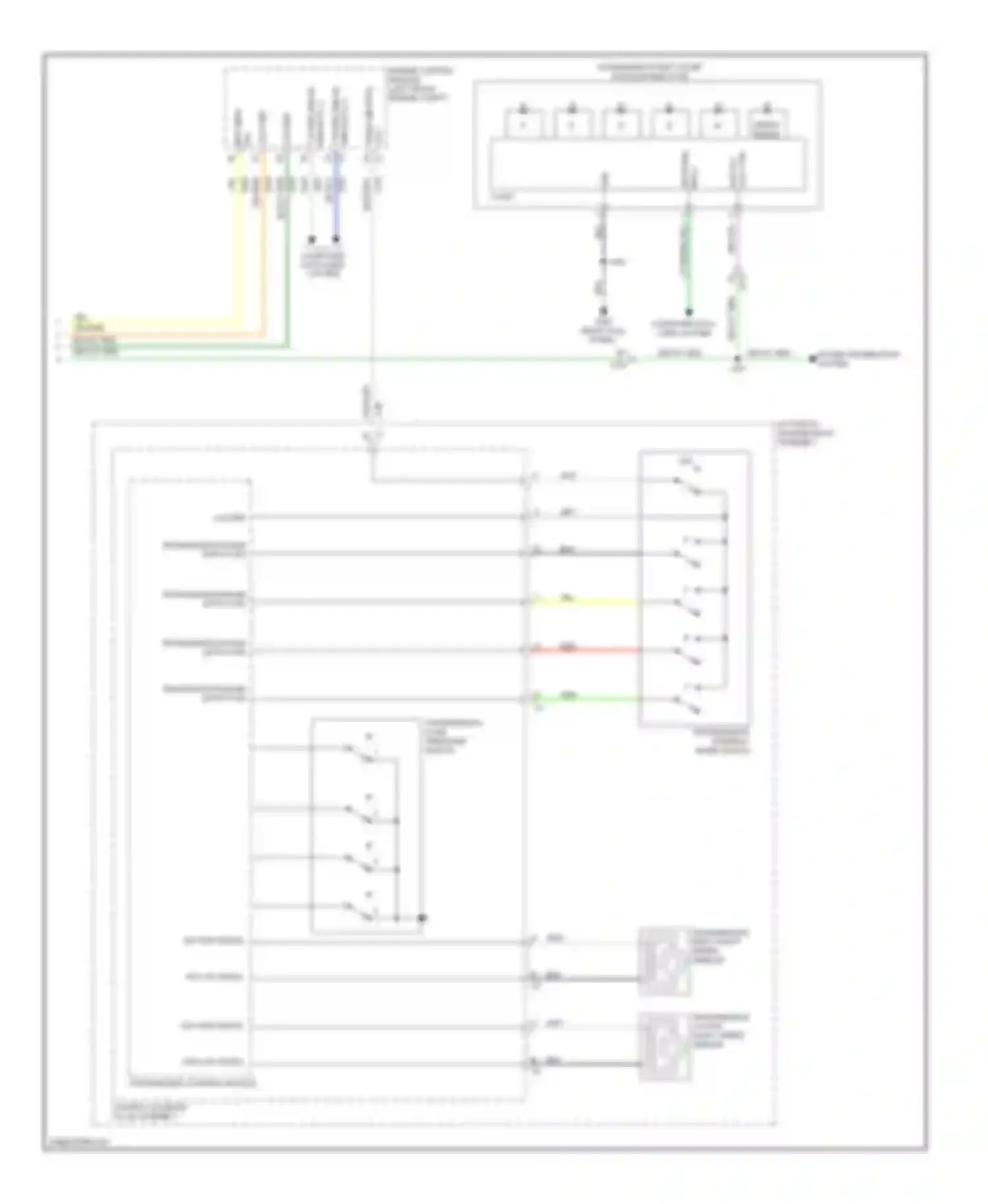 Wiring diagram transmission output shaft speed for Cadillac SRX II facelift (2012-2016) (1 of 1)