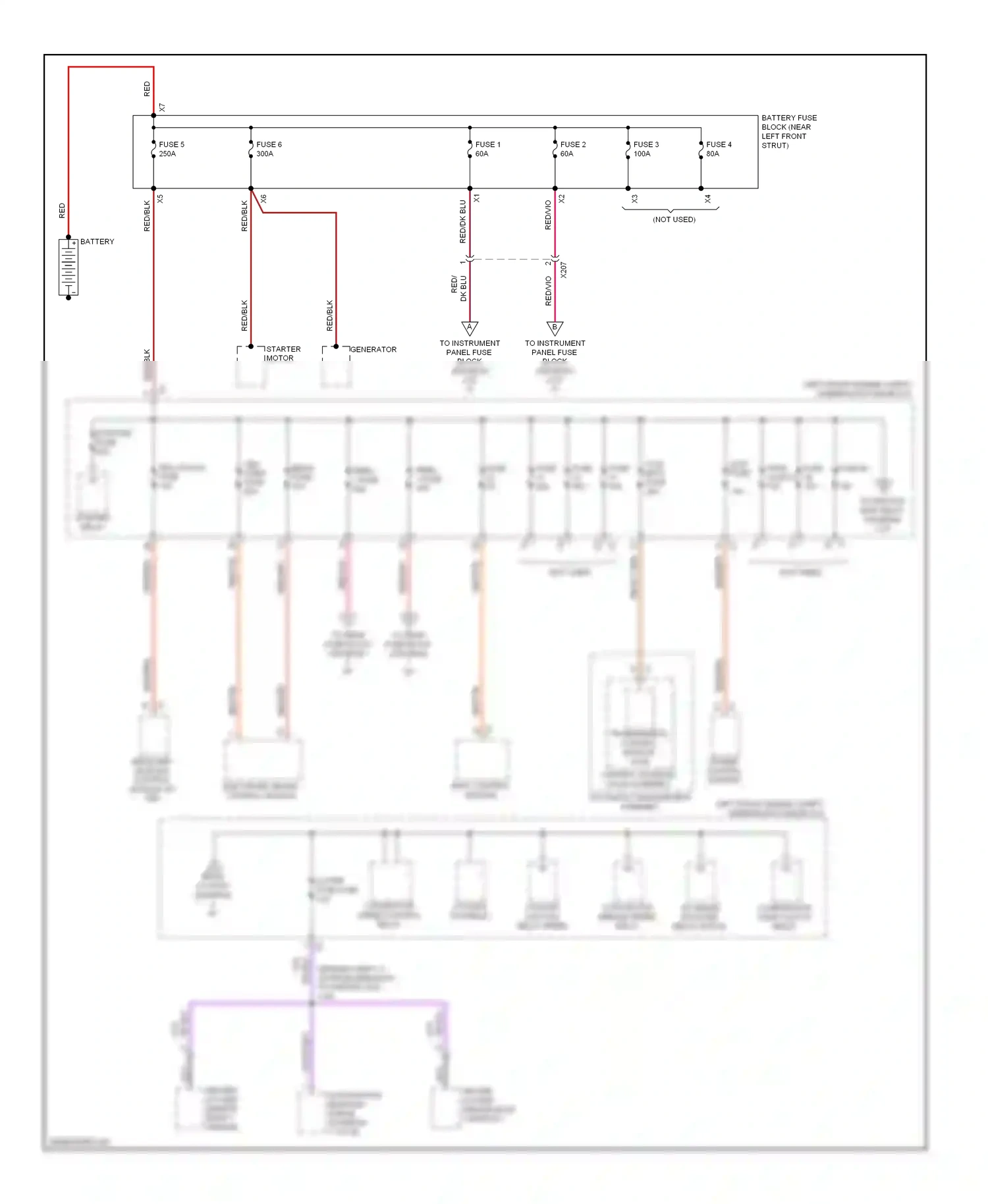 Cadillac SRX II facelift (2012-2016) vio/dk blu wiring diagram  (5 of 12)