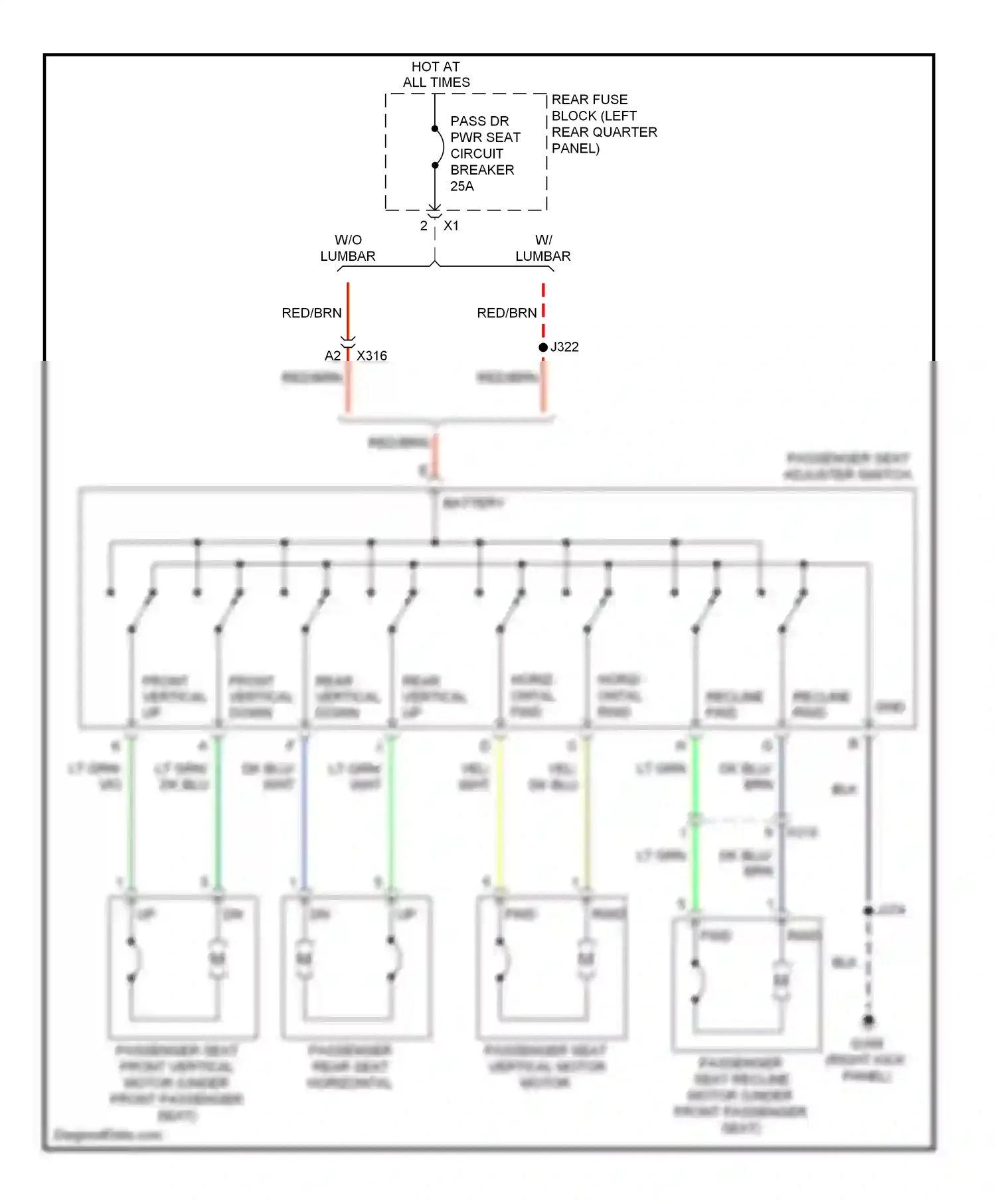 Cadillac SRX II facelift (2012-2016) wht wiring diagram  (62 of 85)